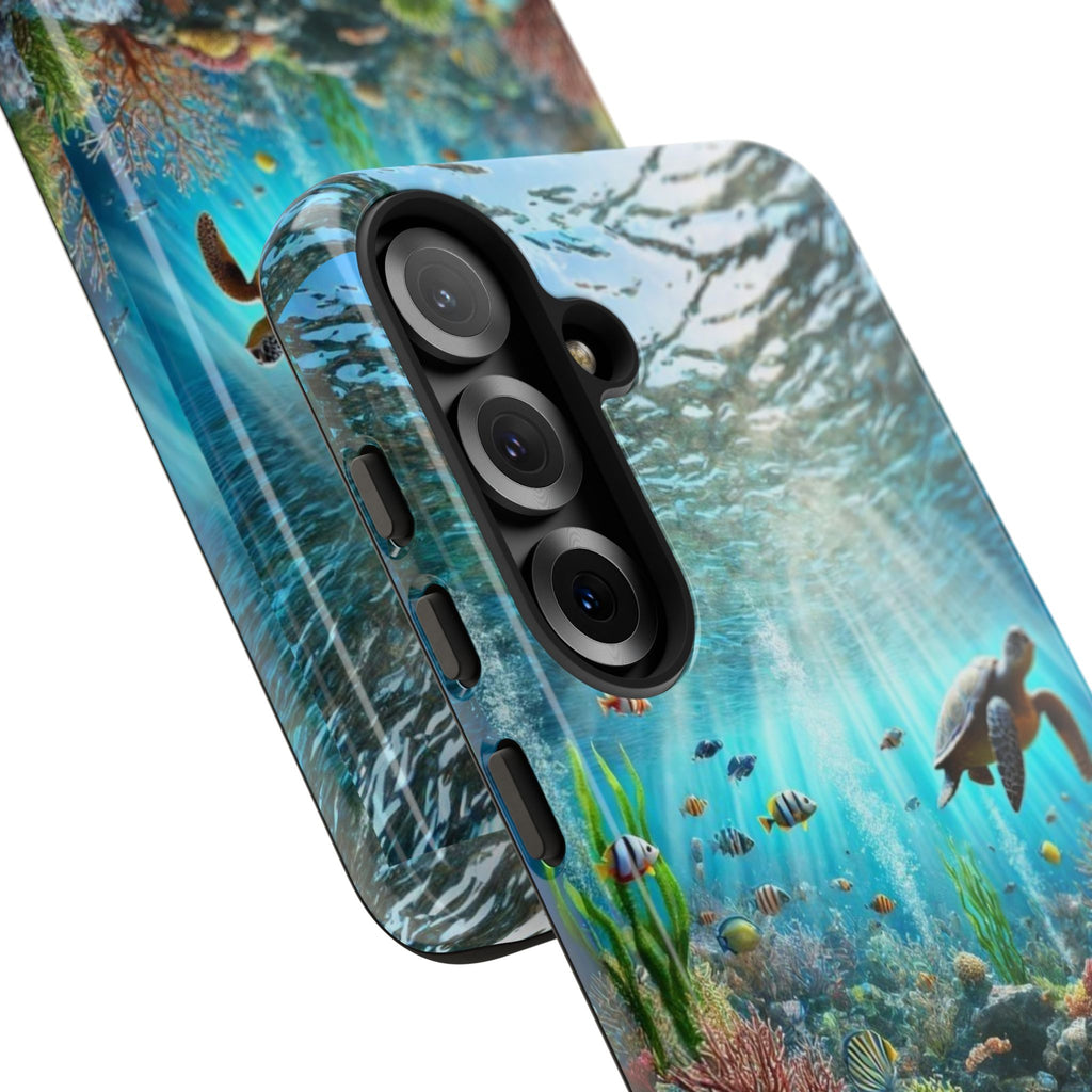 Under Sea Landscape Tough Cases for iPhones, Samsung, and Pixel