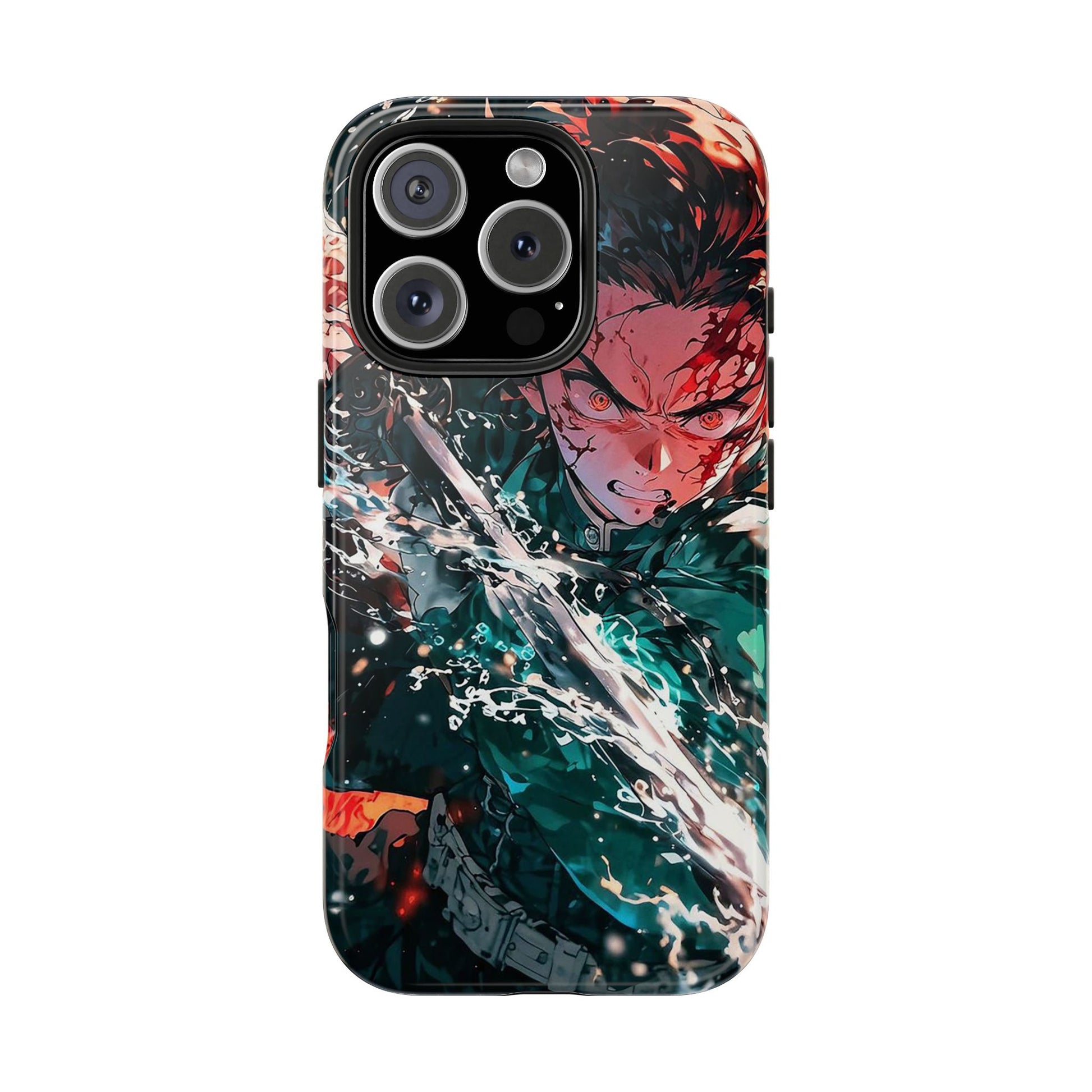 Demon Slayer Tanjiro Art Phone Case for iPhone & Samsung Galaxy Phones