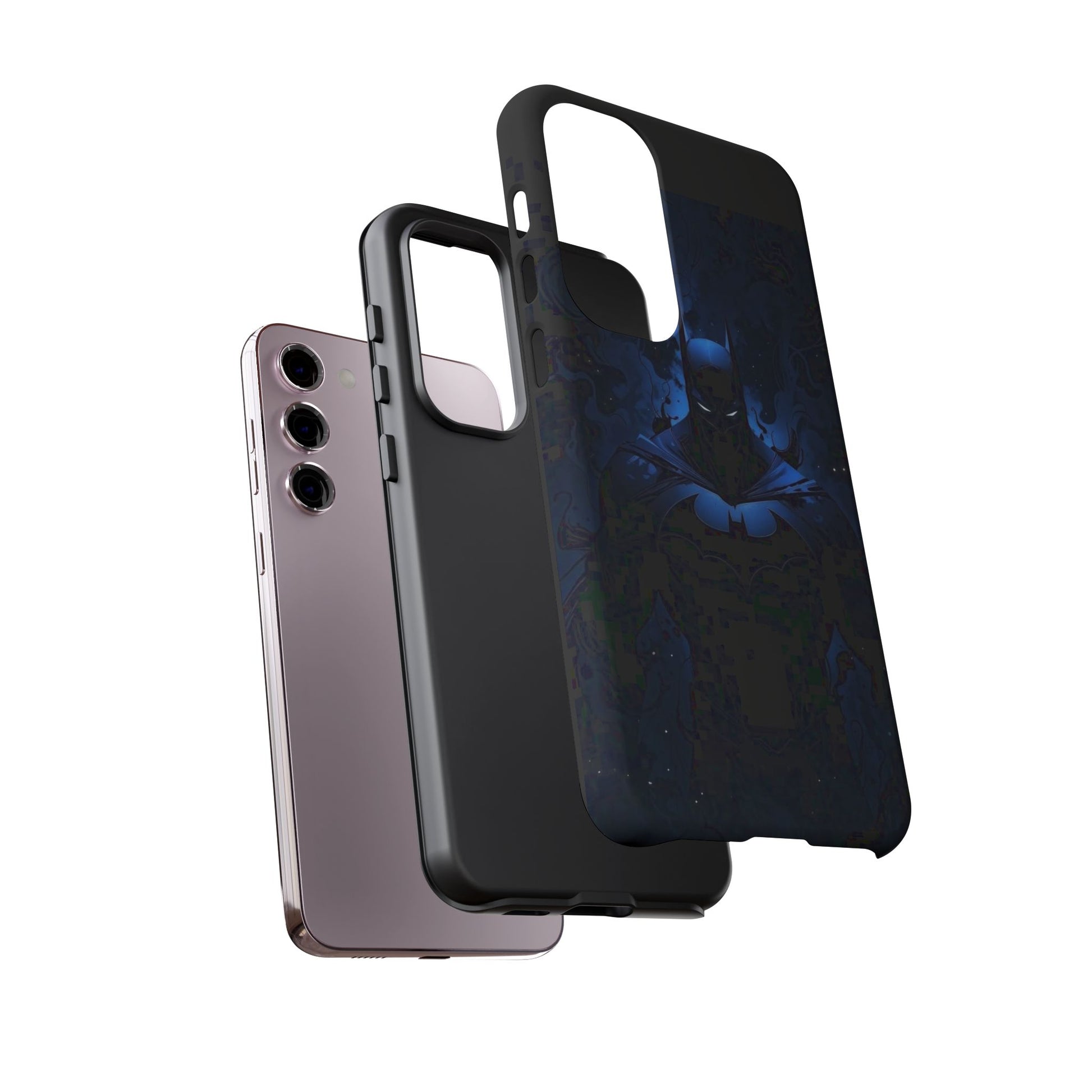 Dark Knight Batman Tough Cases for iPhones, Samsung, and Pixel