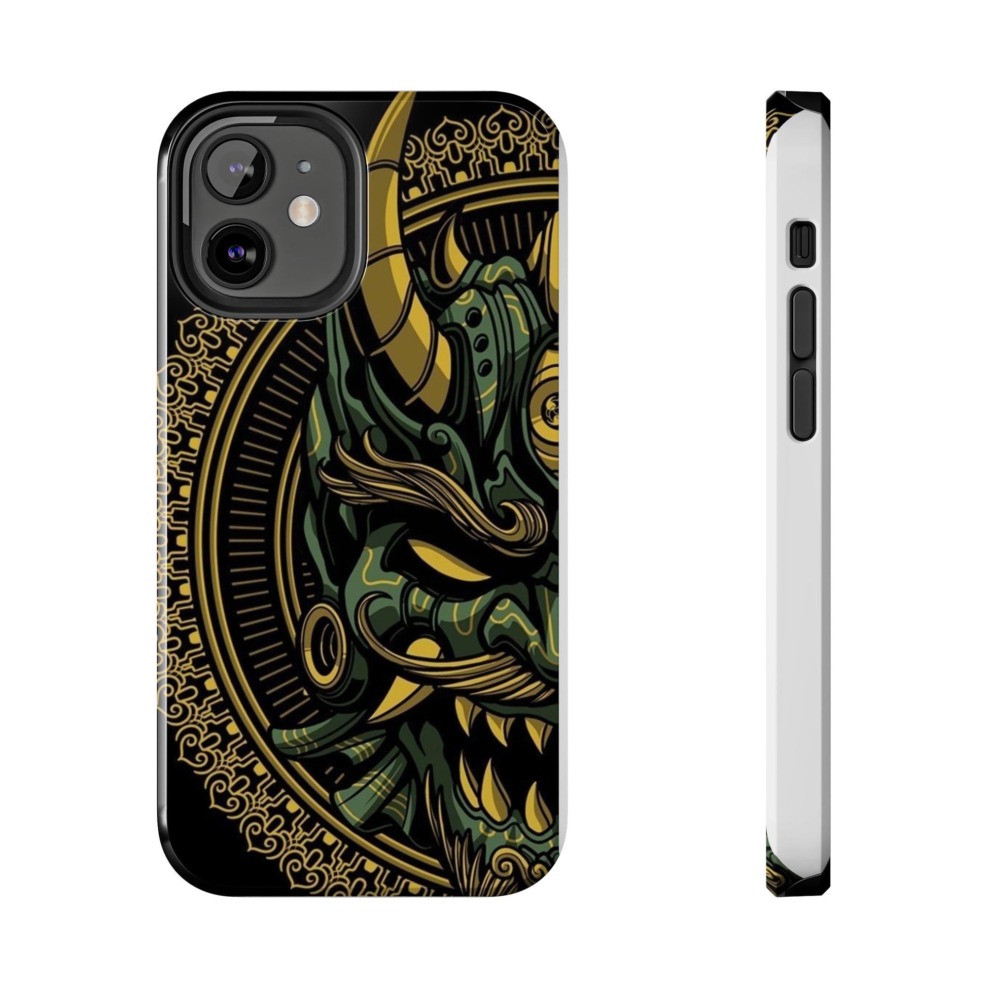 Kabuki Mask Theme Phone Cases for Iphones & Samsung Durable