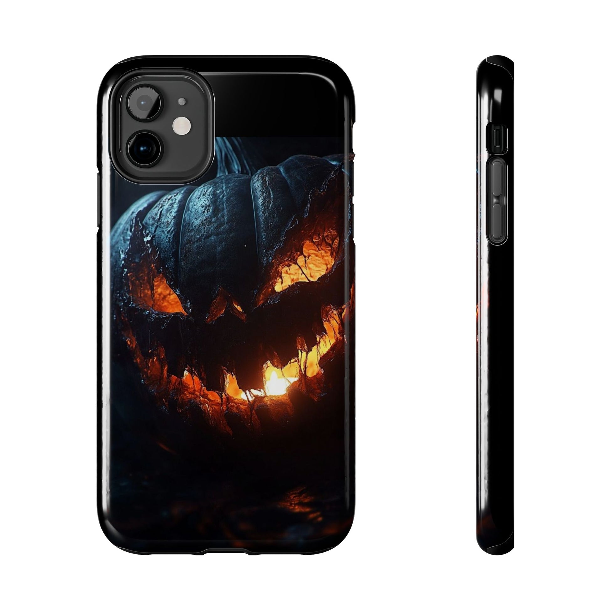 Scary Pumpkin Halloween Theme Phone Cases for iPhones & Samsung Phones