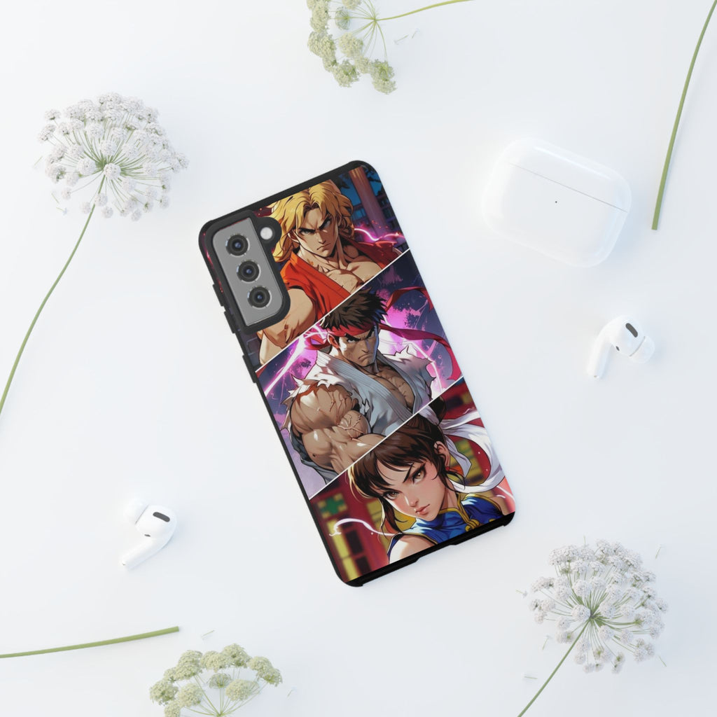 Street Fighter Gamer Theme Tough Cases for iPhones, Samsung, and Pixel