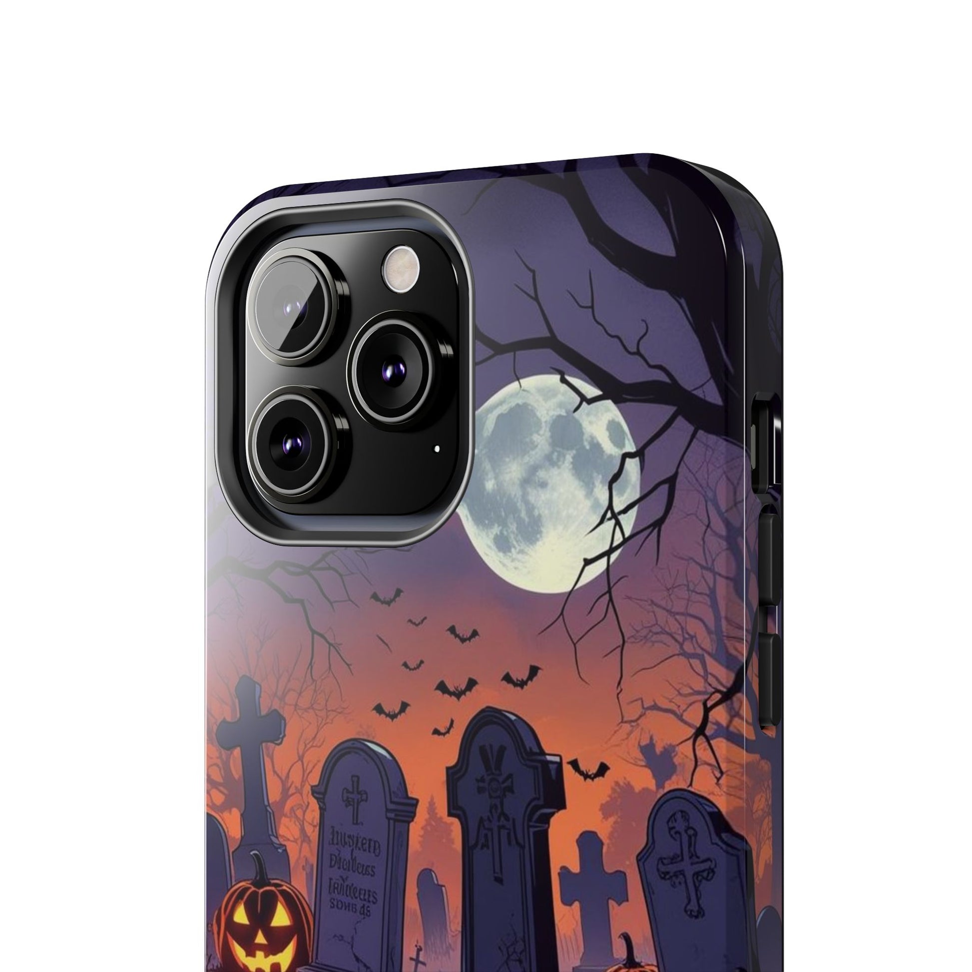 Graveyard Halloween Theme Phone Cases for iPhones & Samsung Phones