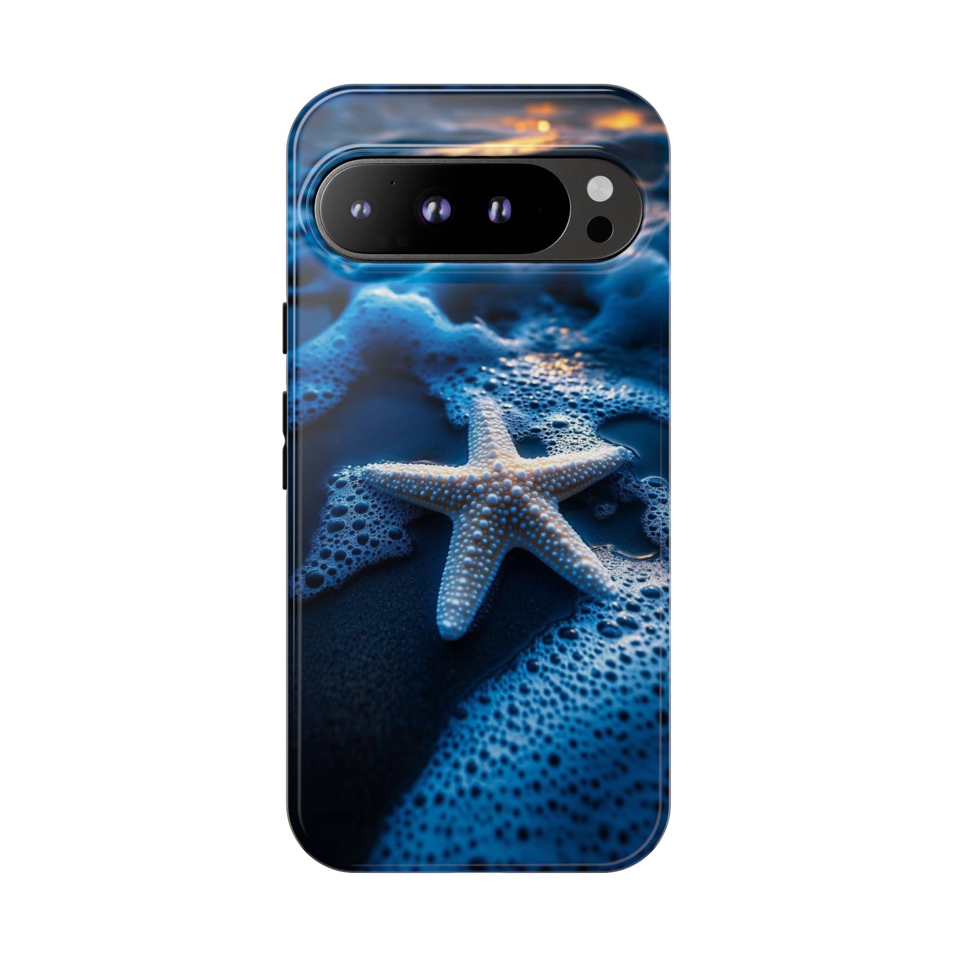 Starfish Beach Tough Cases for iPhones, Samsung, and Pixel