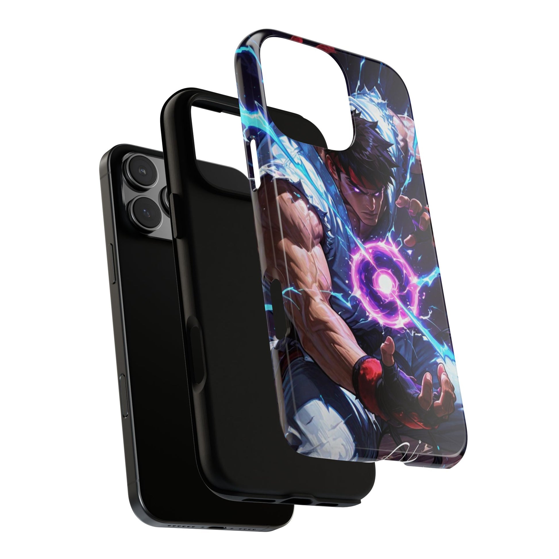 Street Fighter Ryu Gamer Art Tough Cases for iPhones, Samsung, and Pixel