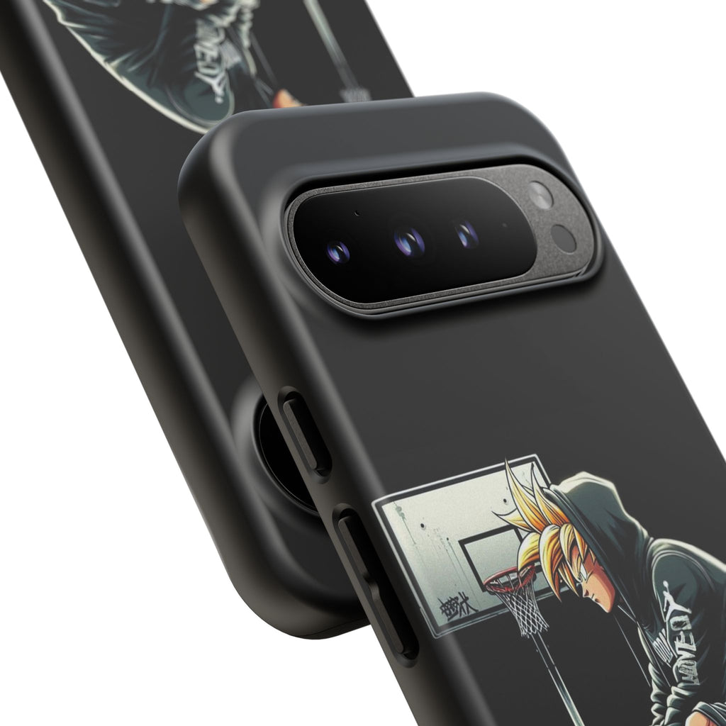 Son Goku Basketball Tough Cases for iPhones, Samsung, and Pixel