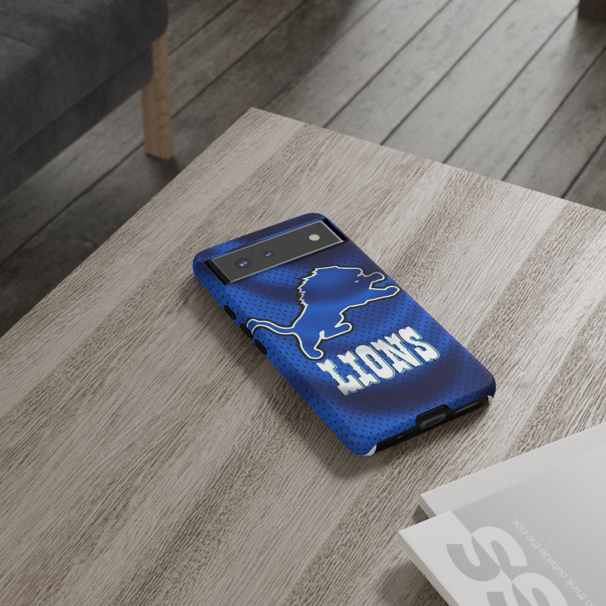 Detroit Lions Football Jersey Phone Case, Tough Cases for iPhones, Samsung, and Pixel