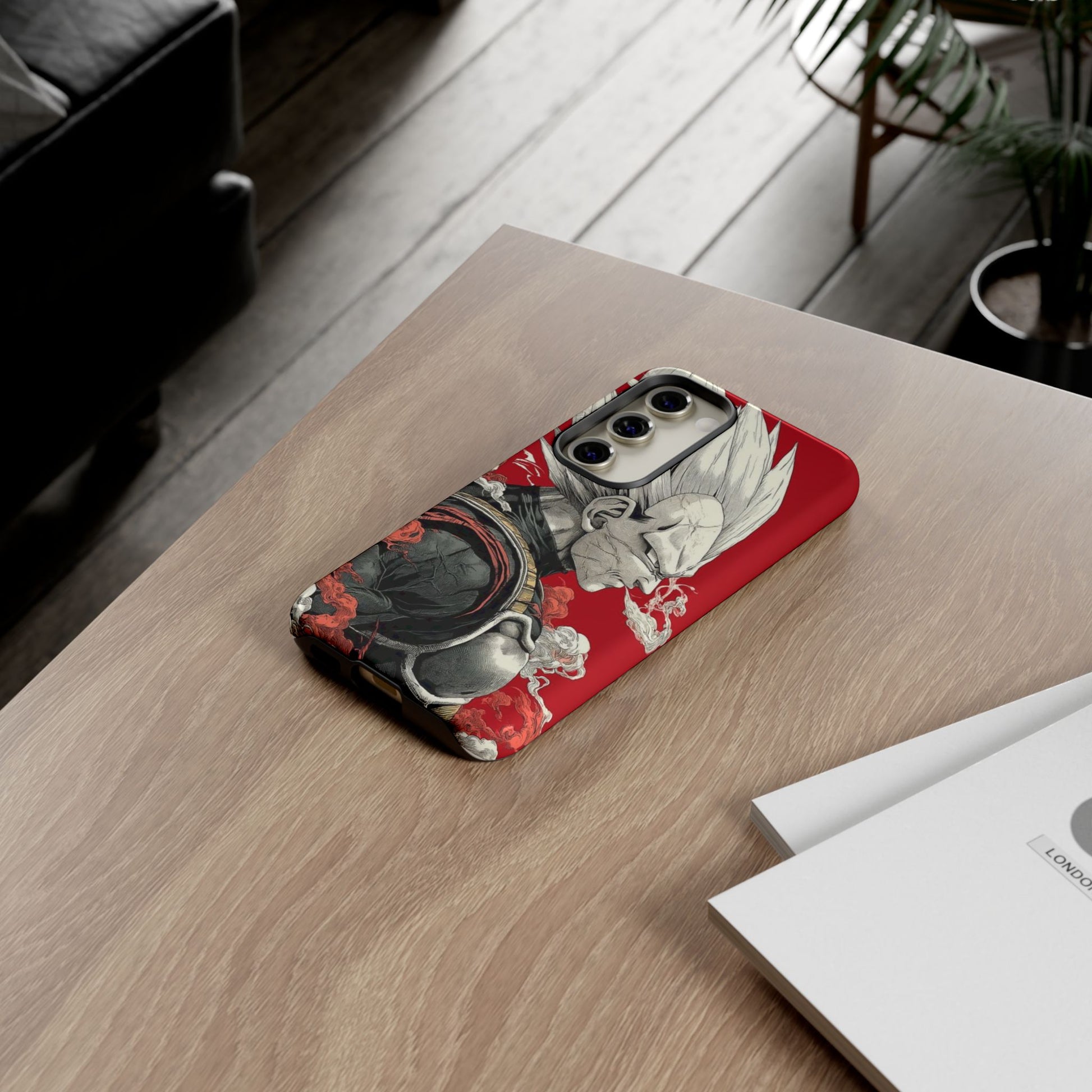 Dragon Ball Z Vegeta Anime Tough Cases for iPhones, Samsung, and Pixel
