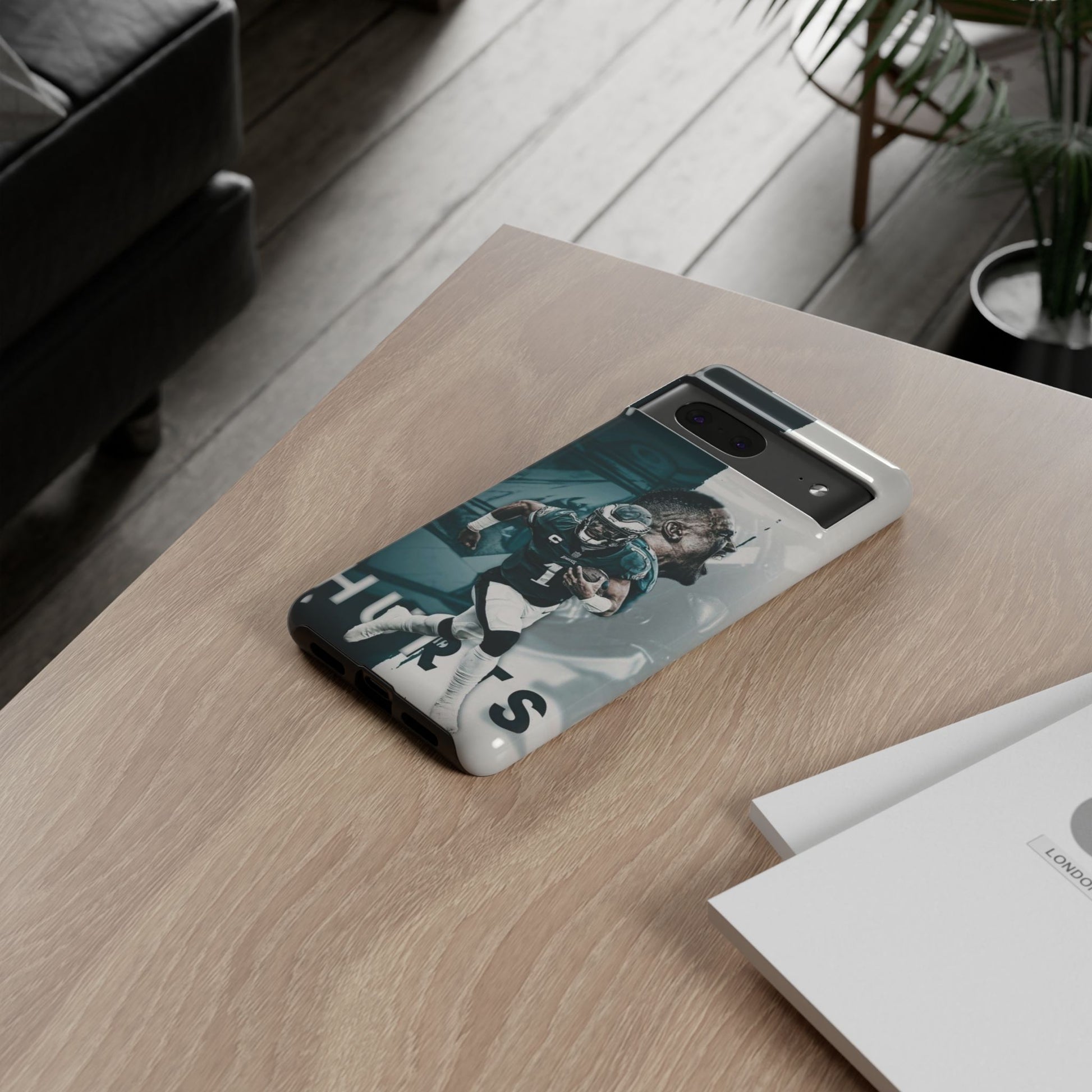 Jalen Hurts Eagles Football Tough Cases for iPhones, Samsung, and Pixel