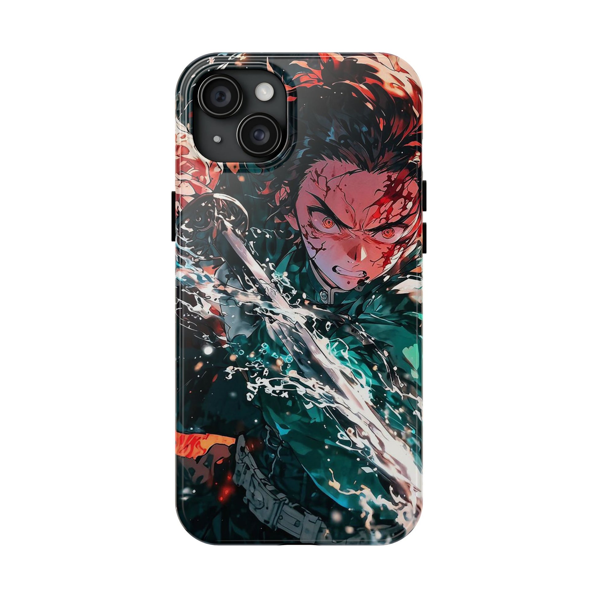 Demon Slayer Tanjiro Art Phone Case for iPhone & Samsung Galaxy Phones