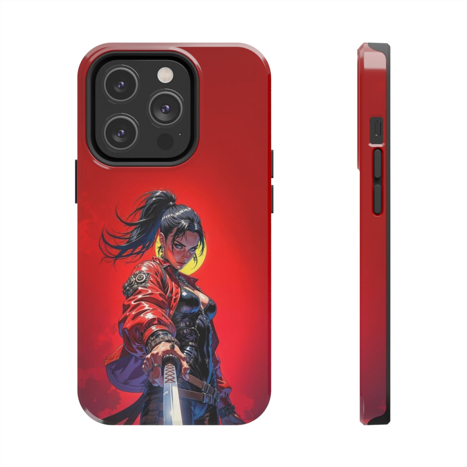 Ninja Girl Anime Inspired Phone Cases for Iphones & Samsung Phones