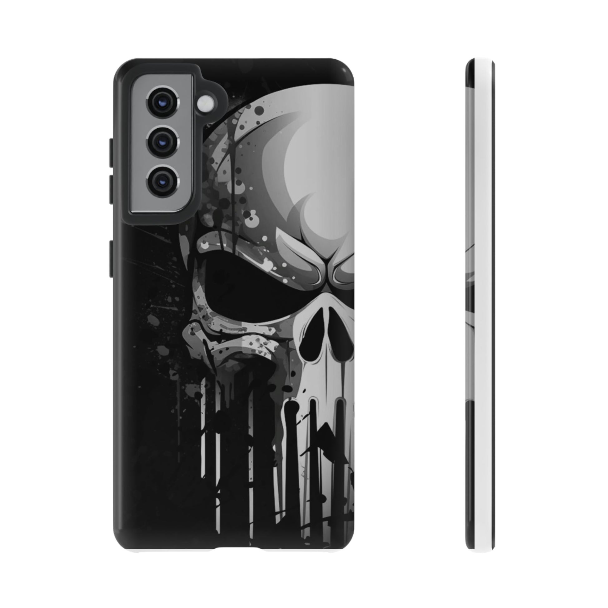 Punisher Skull Tough Cases for iPhones, Samsung, and Pixel