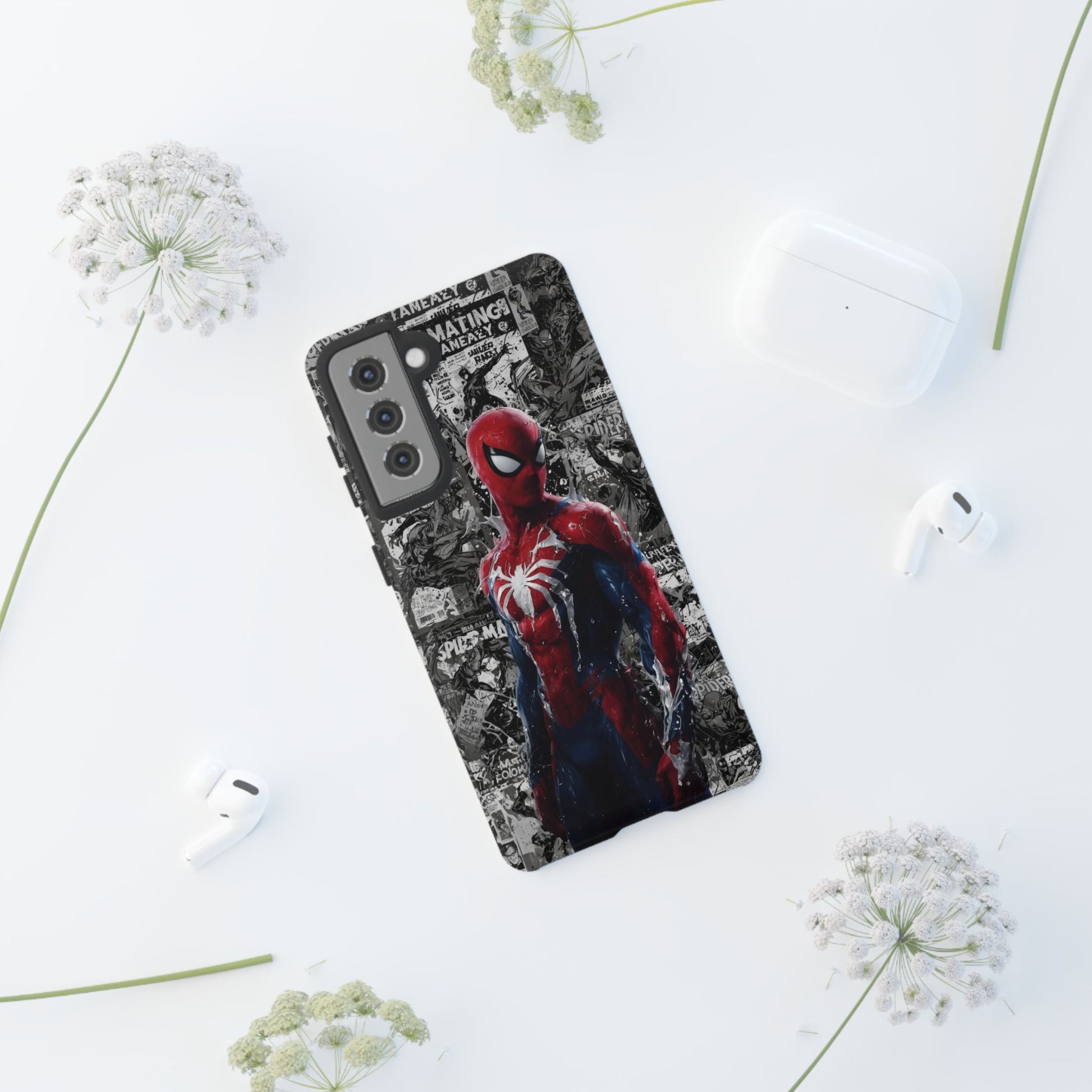 Spiderman Phone Case, Tough Cases for iPhones, Samsung, and Pixel
