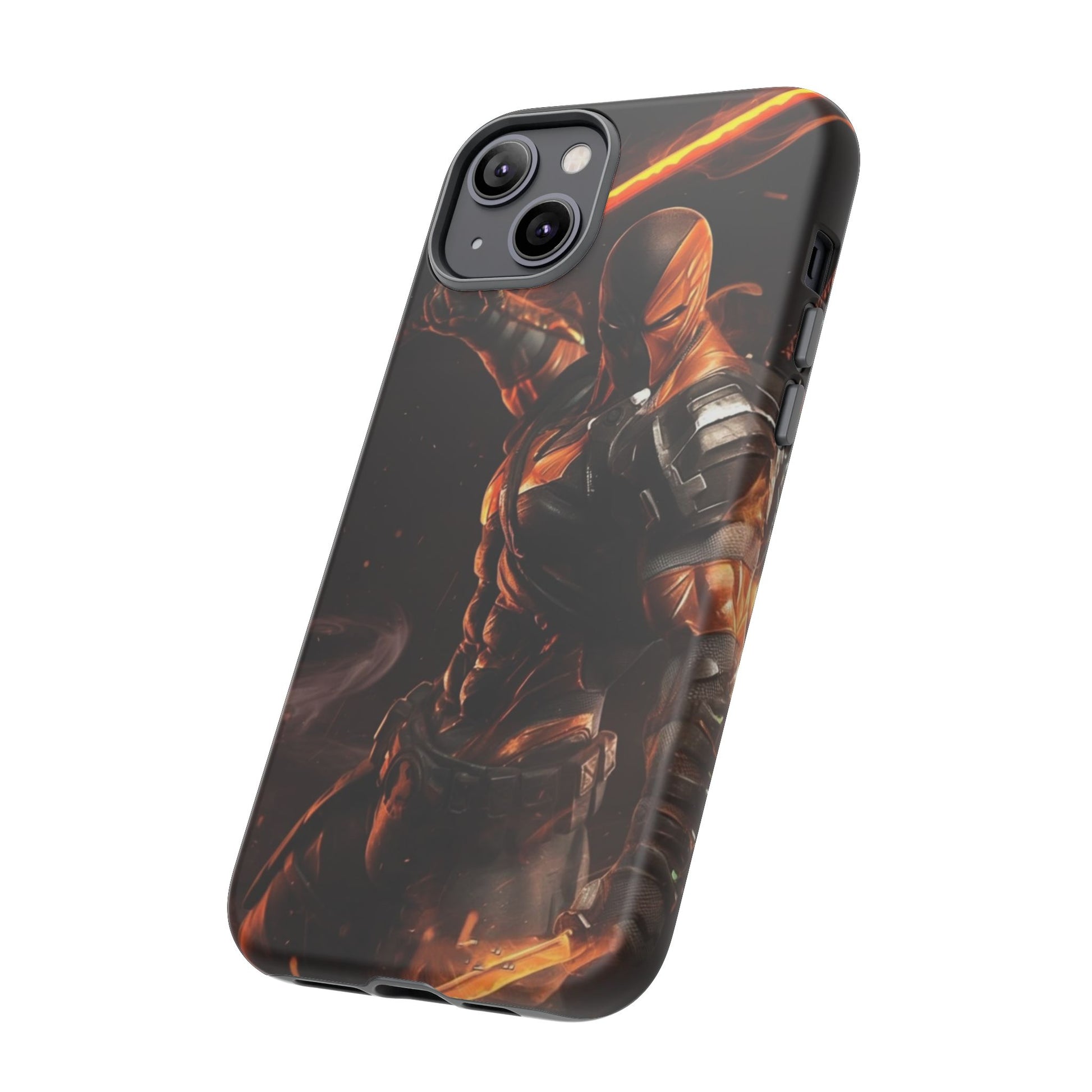 DC Comics Death Stroke Tough Cases for iPhones, Samsung, and Pixel