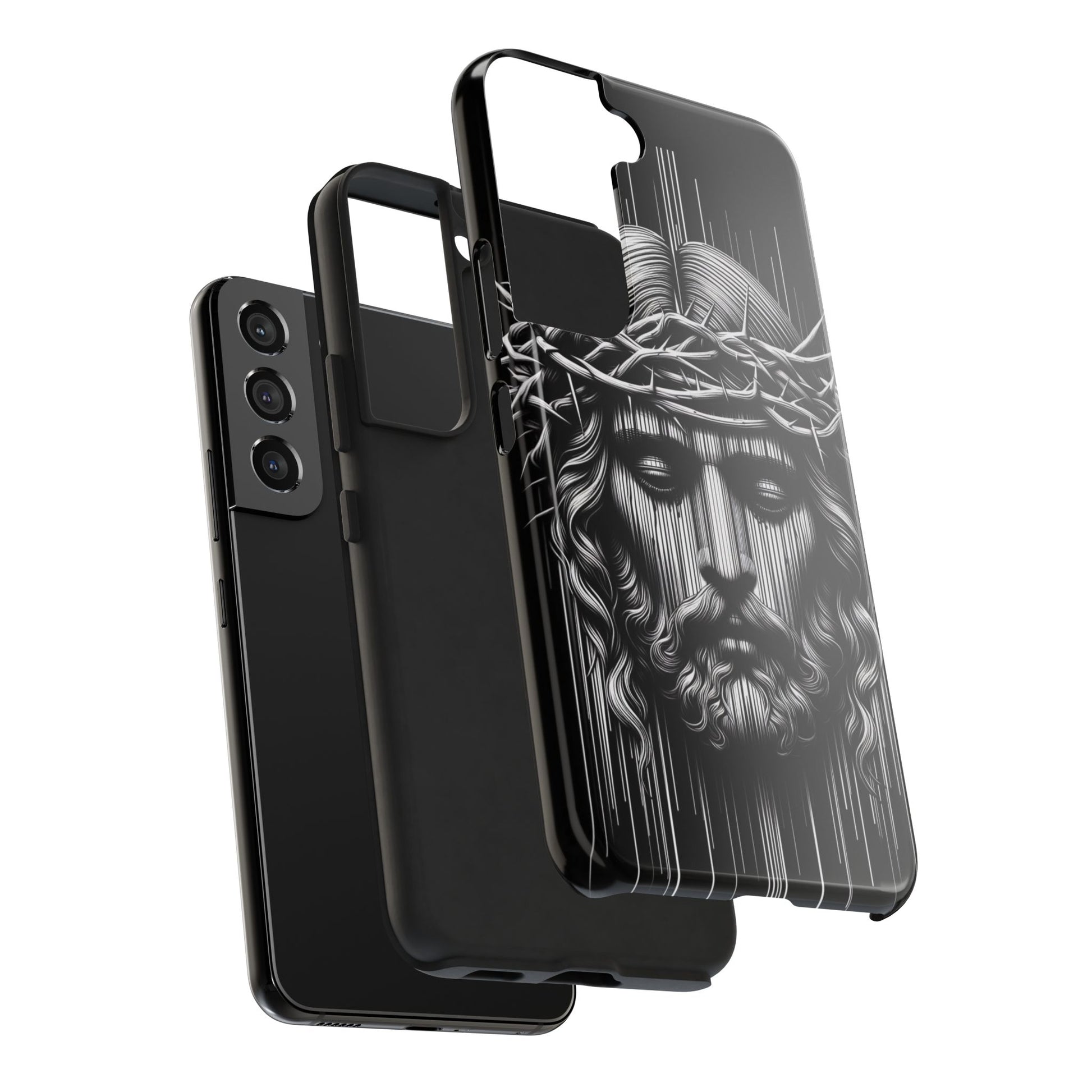 Jesus The King Crown Christian Phone Cases for iPhones & Samsung Phones