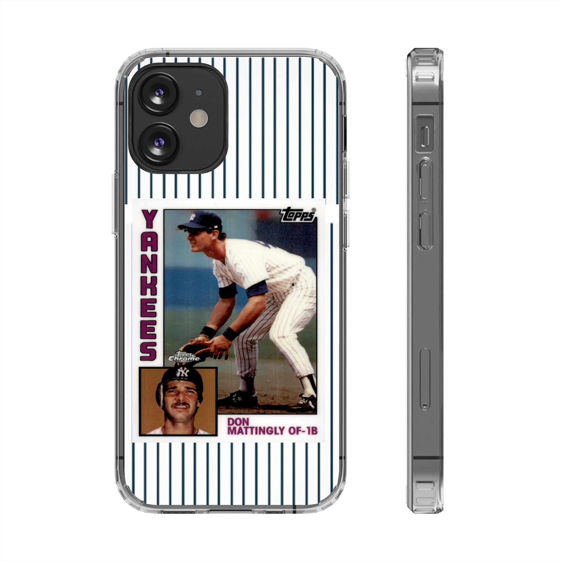 Mattingly Rookie Card Baseball inspired Protective Iphone and Samsung case