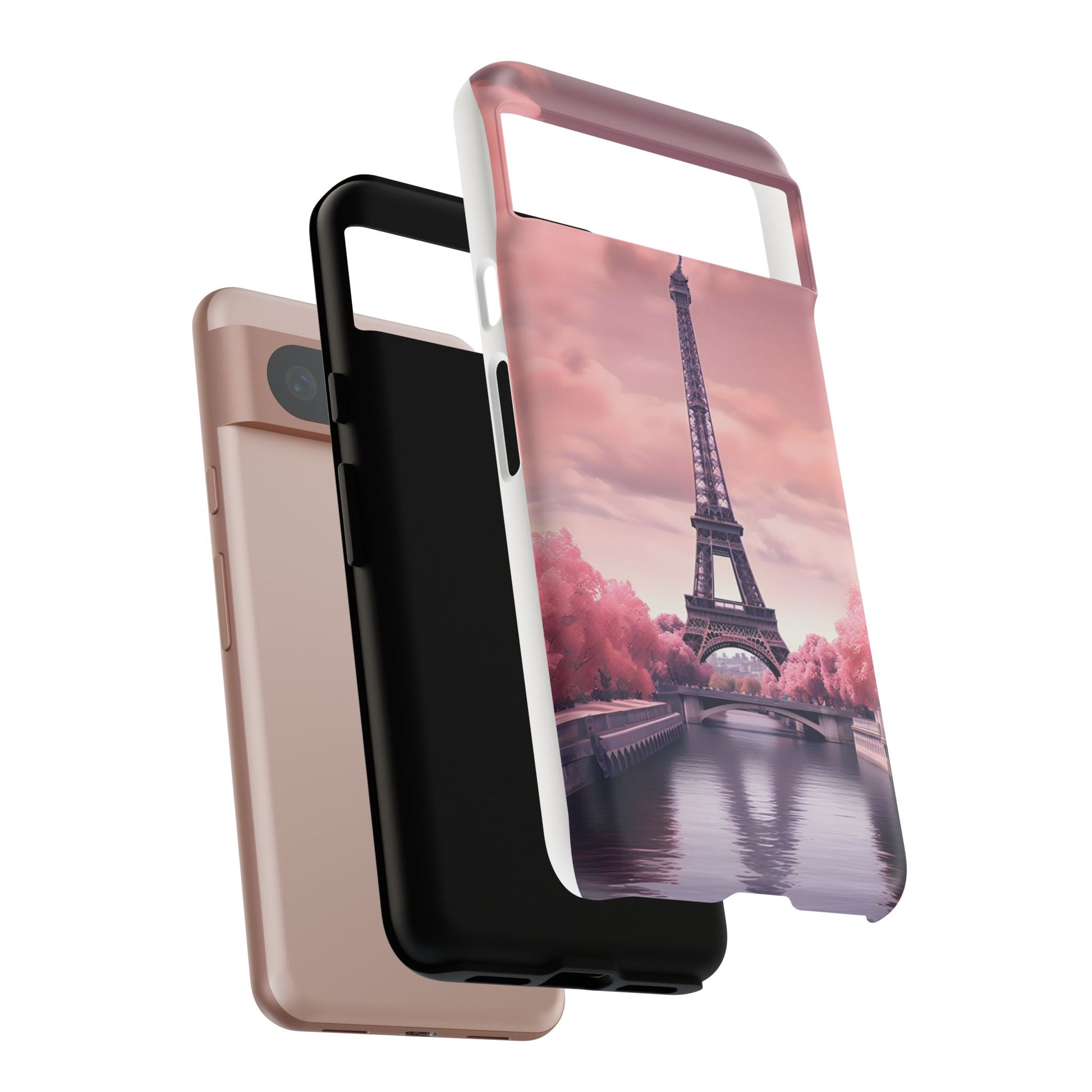 Eiffel Tower Paris Tough Cases for iPhones, Samsung, and Pixel
