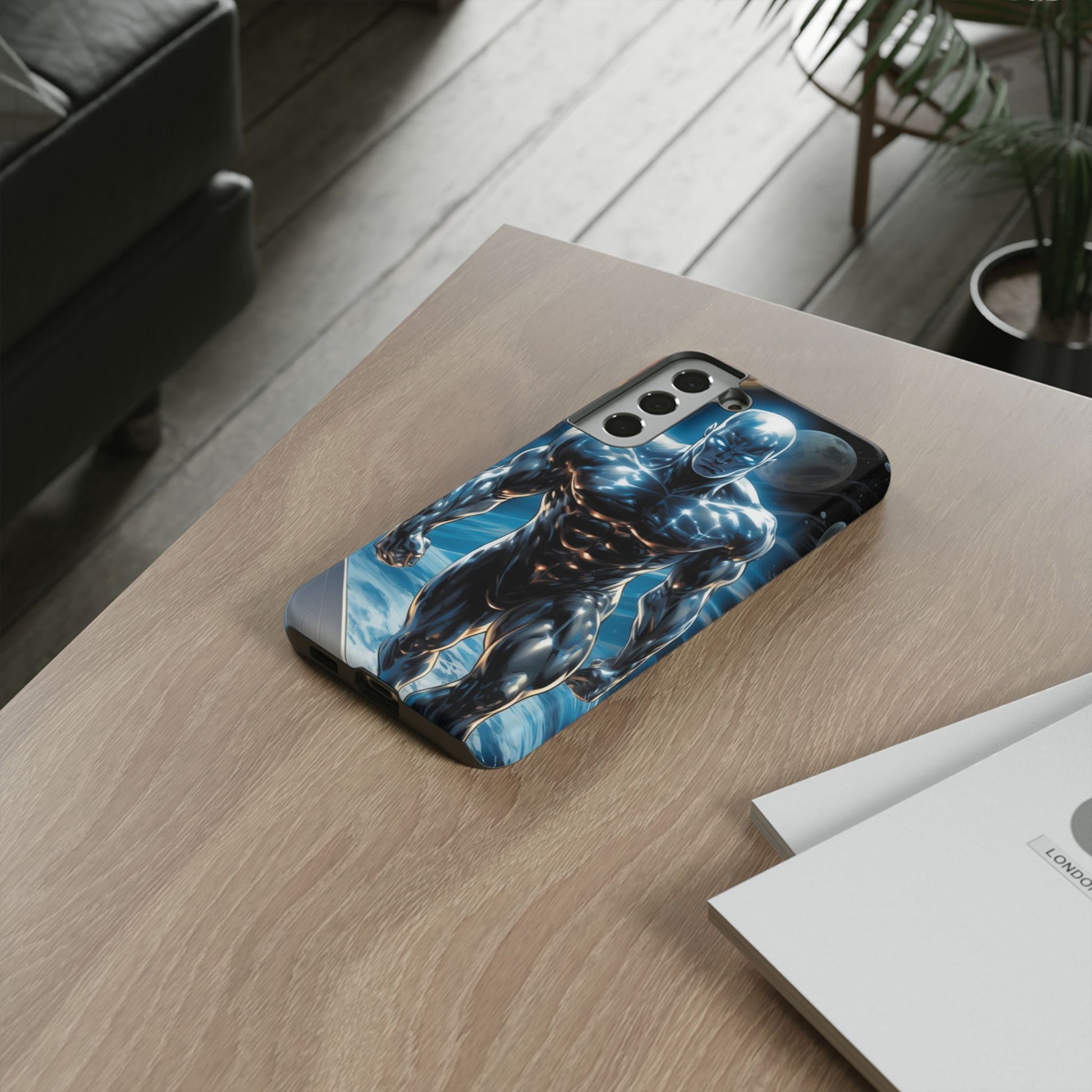 The Silver Surfer Comic Art Phone Case, Tough Cases for iPhones, Samsung, and Pixel