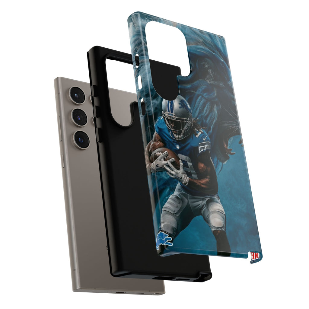 Detroit Lions Player Football Phone Case, Tough Cases for iPhones, Samsung, and Pixel