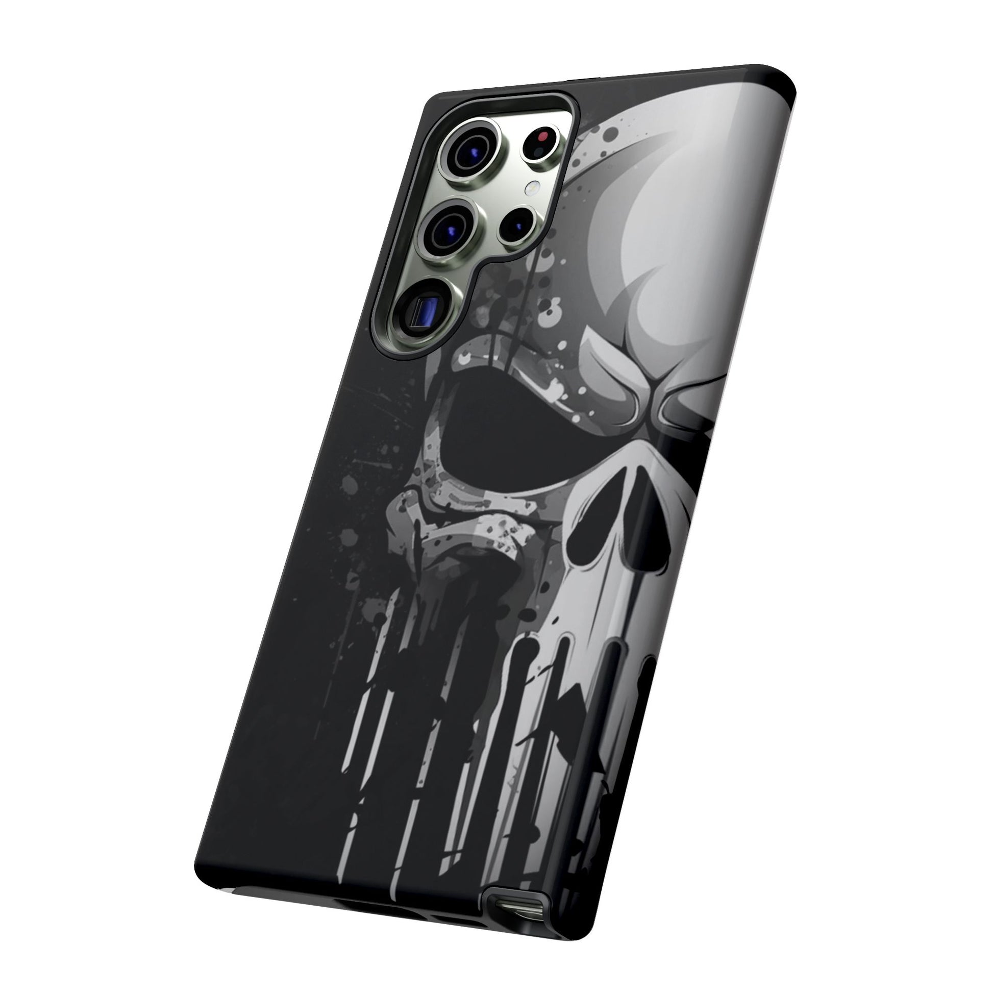 Punisher Skull Tough Cases for iPhones, Samsung, and Pixel