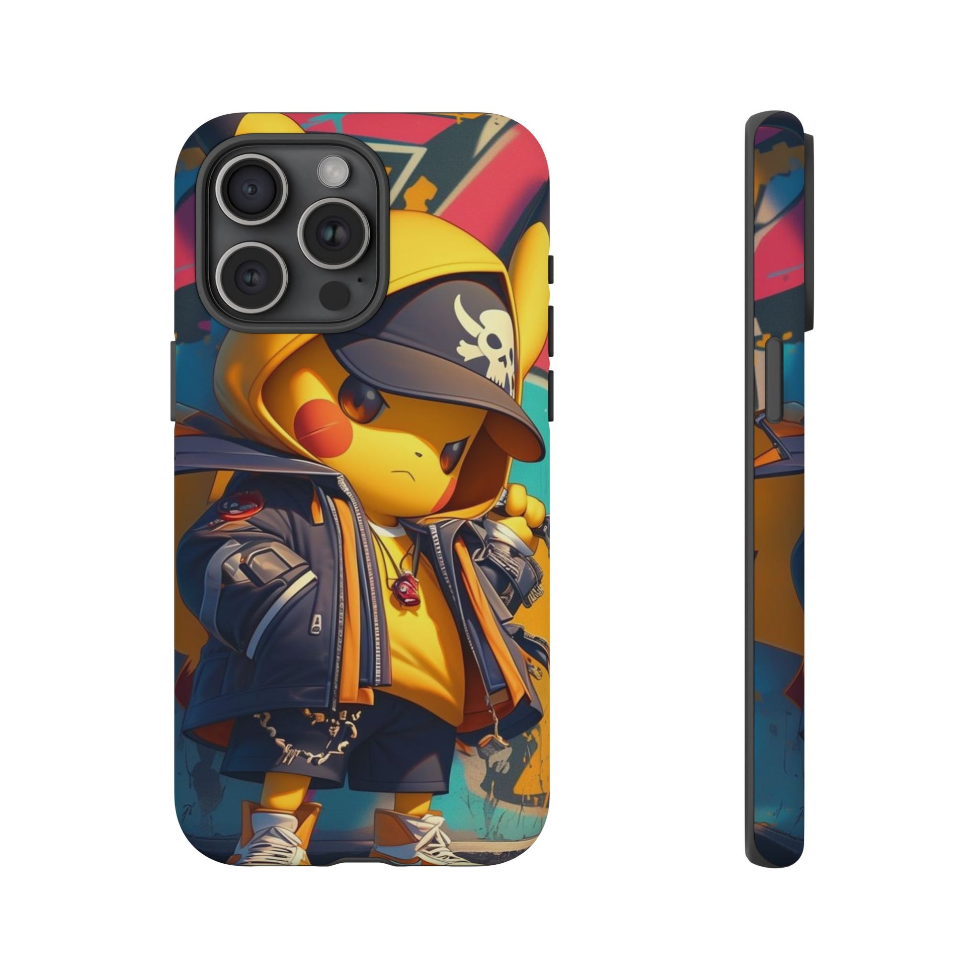 Cute Poke Bear Phone Case, Tough Cases for iPhones, Samsung, and Pixel