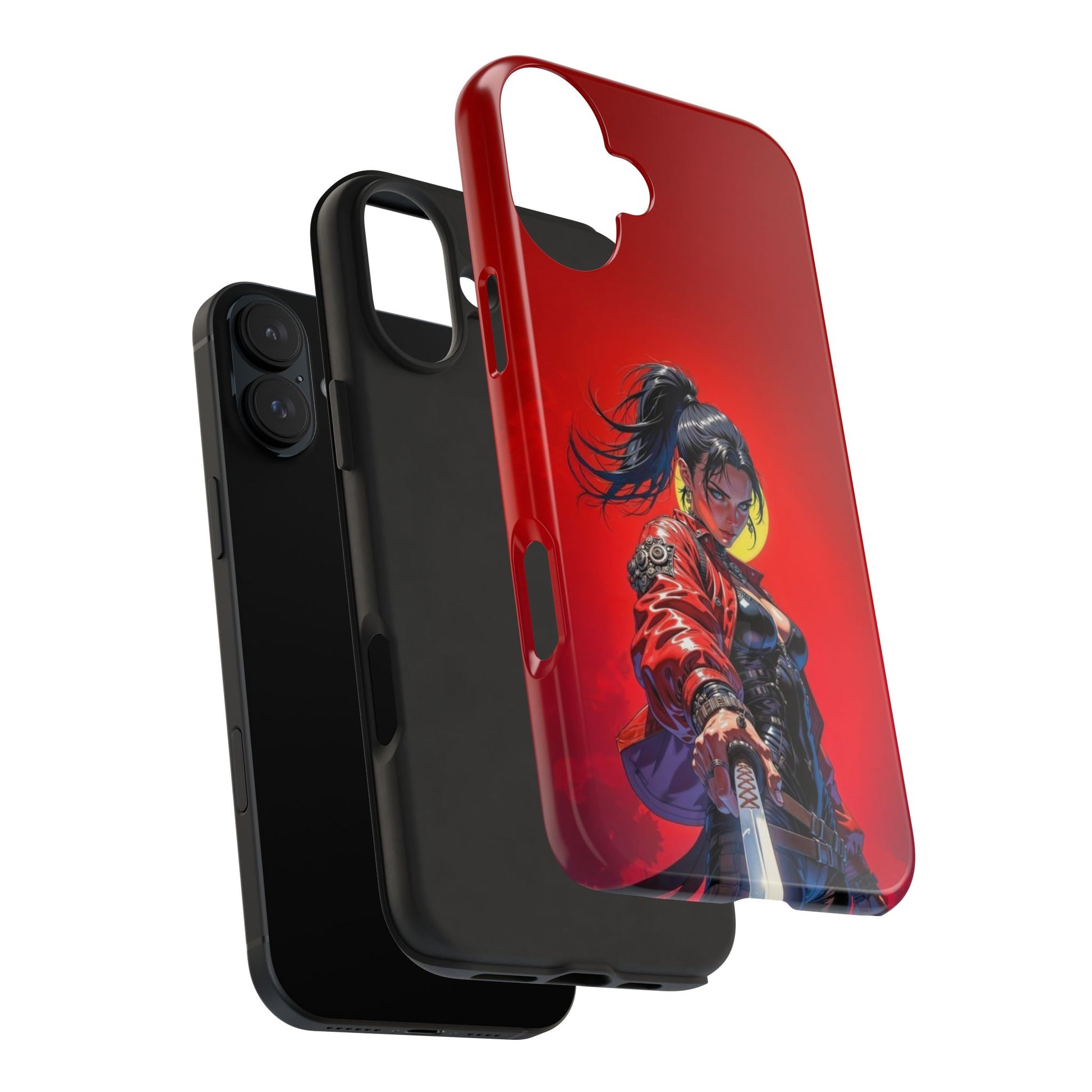 Ninja Girl Anime Inspired Phone Cases for Iphones & Samsung Phones
