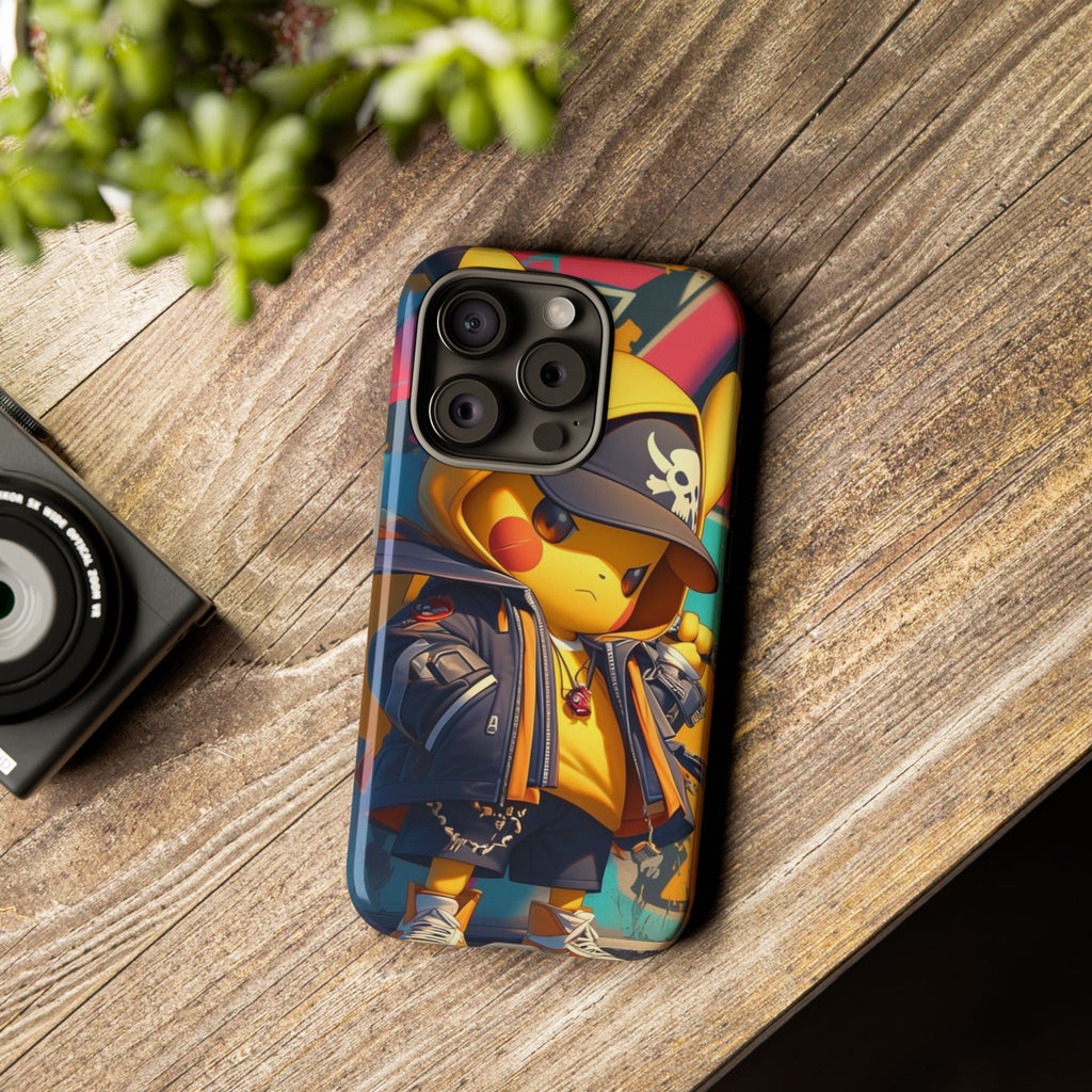 Cute Poke Bear Phone Case, Tough Cases for iPhones, Samsung, and Pixel