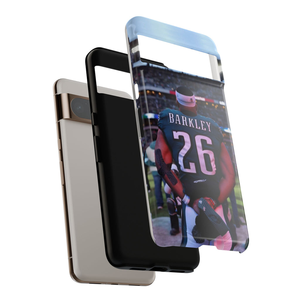 Eagles Football Saquon Barkley Tough Cases for iPhones, Samsung, and Pixel
