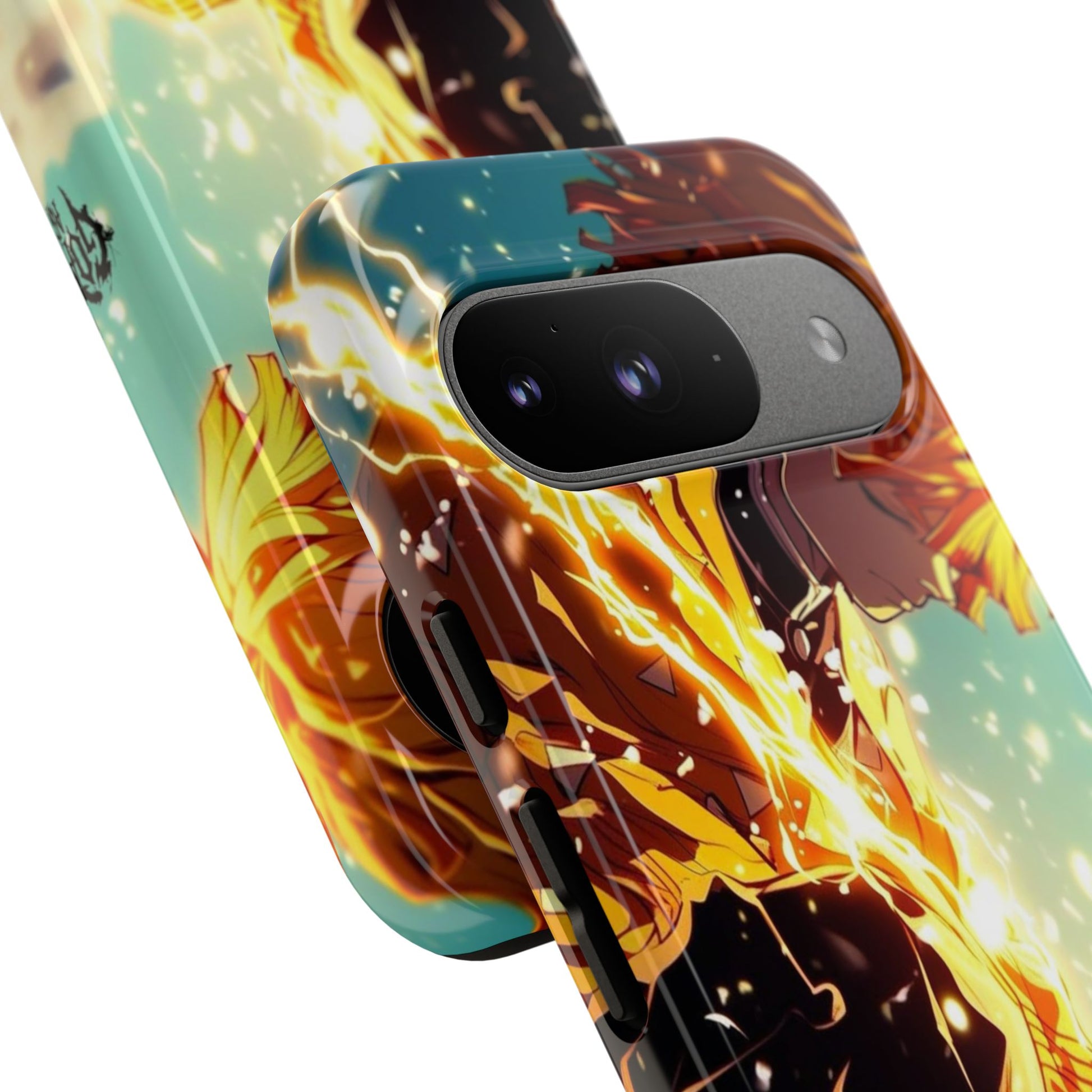 Demon Slayer Zenitsu Anime Theme Phone Case, Tough Cases for iPhones, Samsung, and Pixel