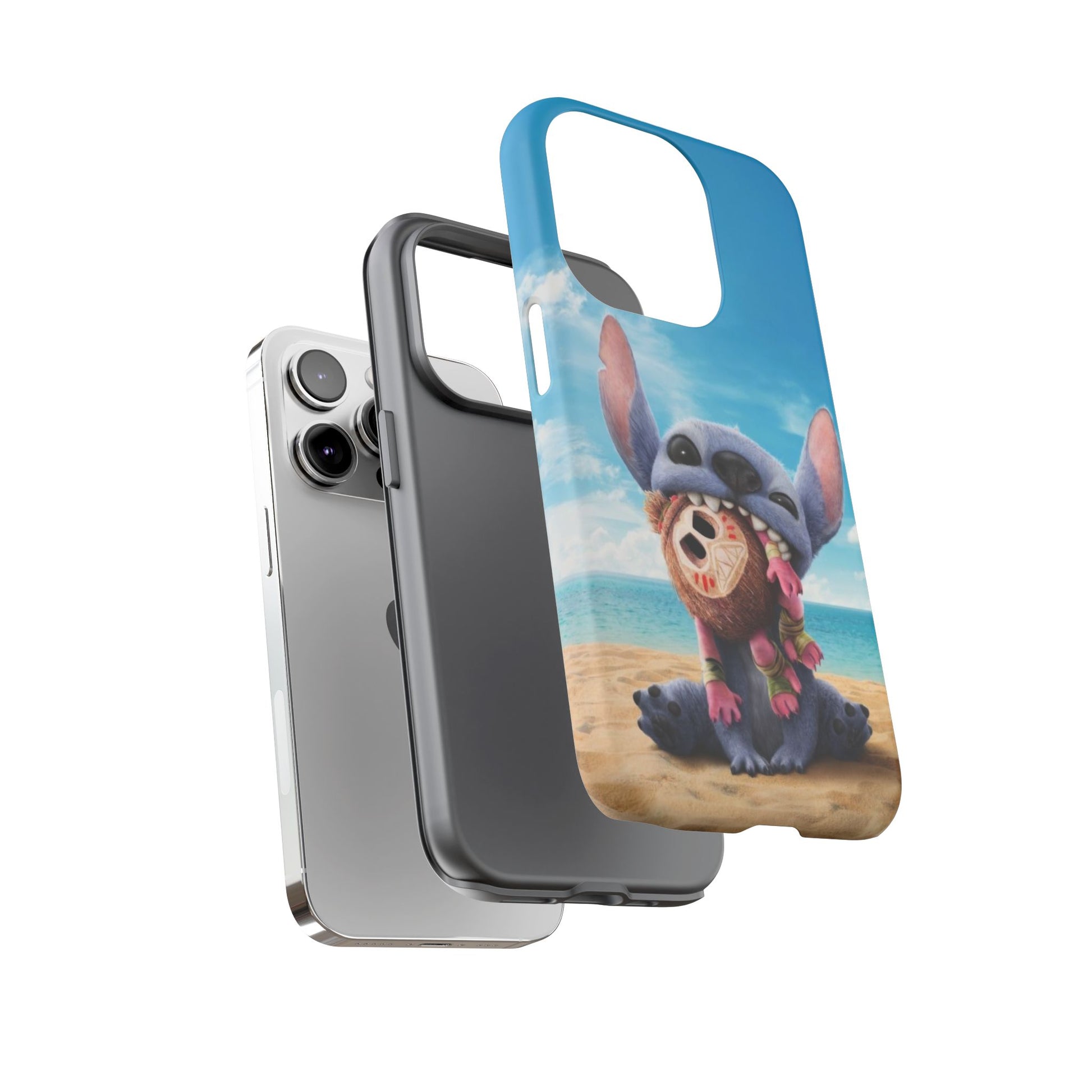 Stitch Beach Sunset Landscape Phone Case for iPhone, Samsung Galaxy, & Pixel Phones