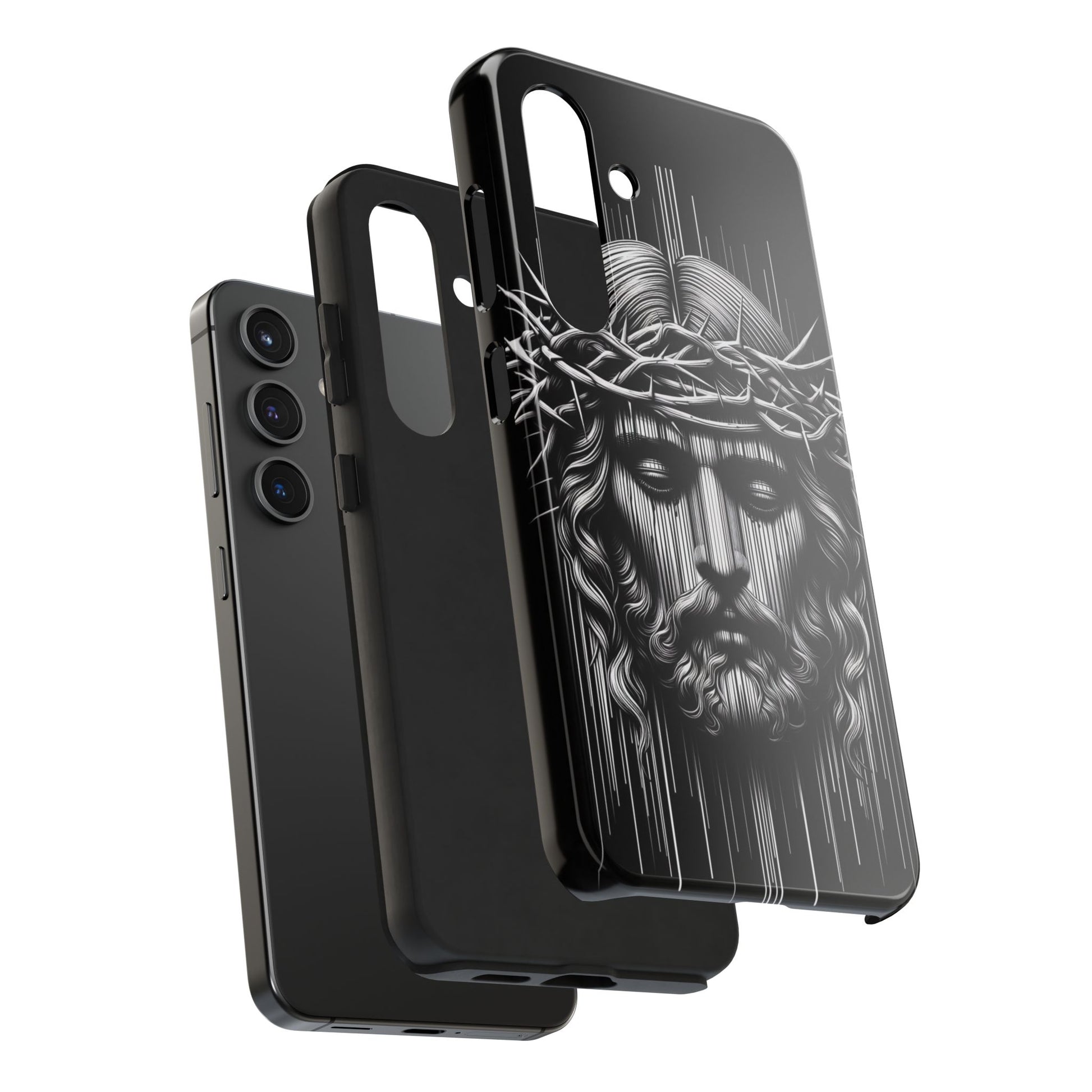 Jesus The King Crown Christian Phone Cases for iPhones & Samsung Phones