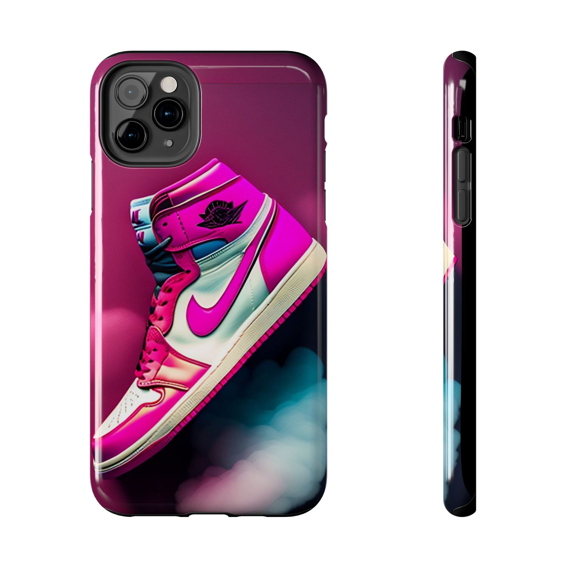 Pink Jordan Sneakers Phone Cases for iPhones & Samsung Phones