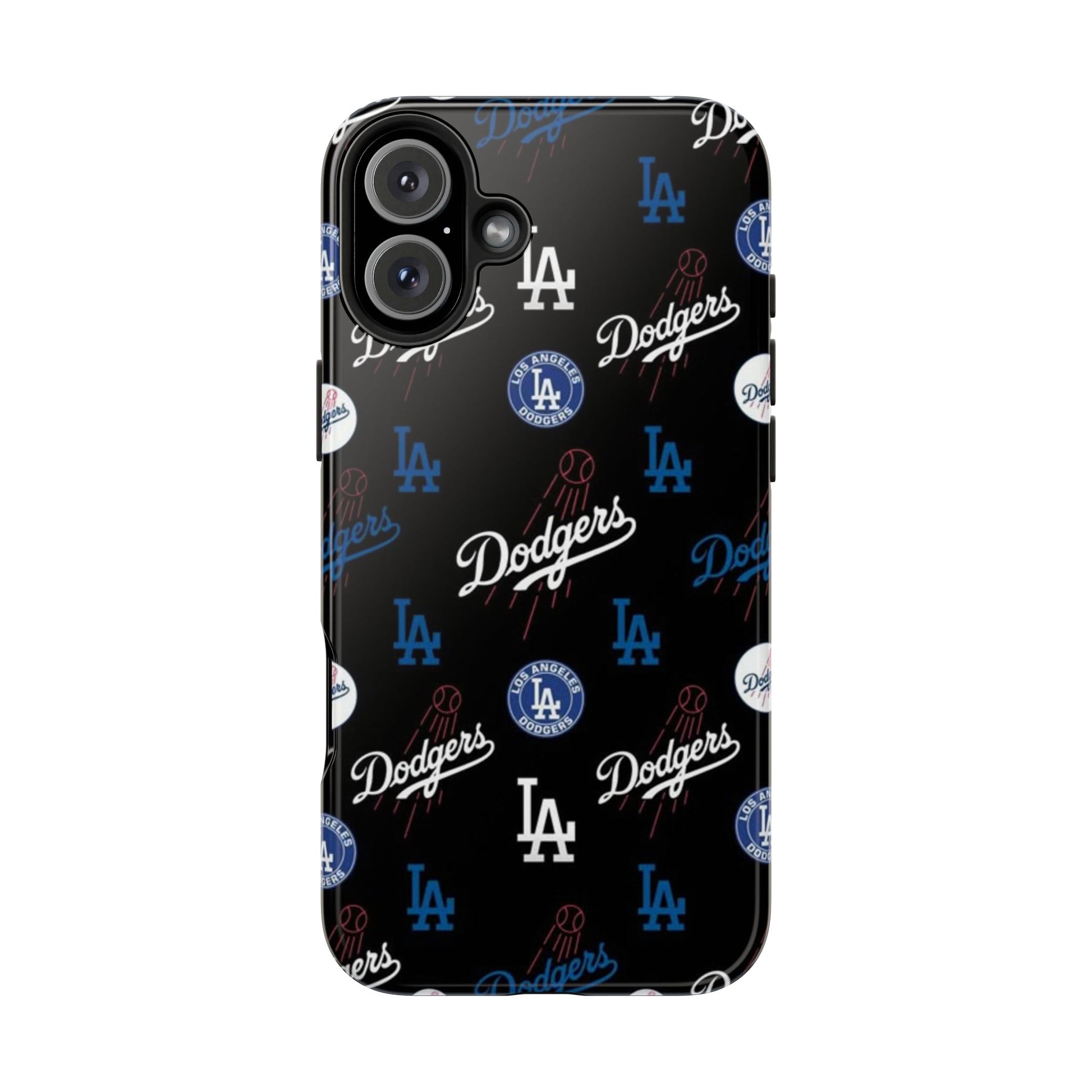 Dodgers Baseball Pattern Phone Cases for Iphones & Samsung Phones Durable