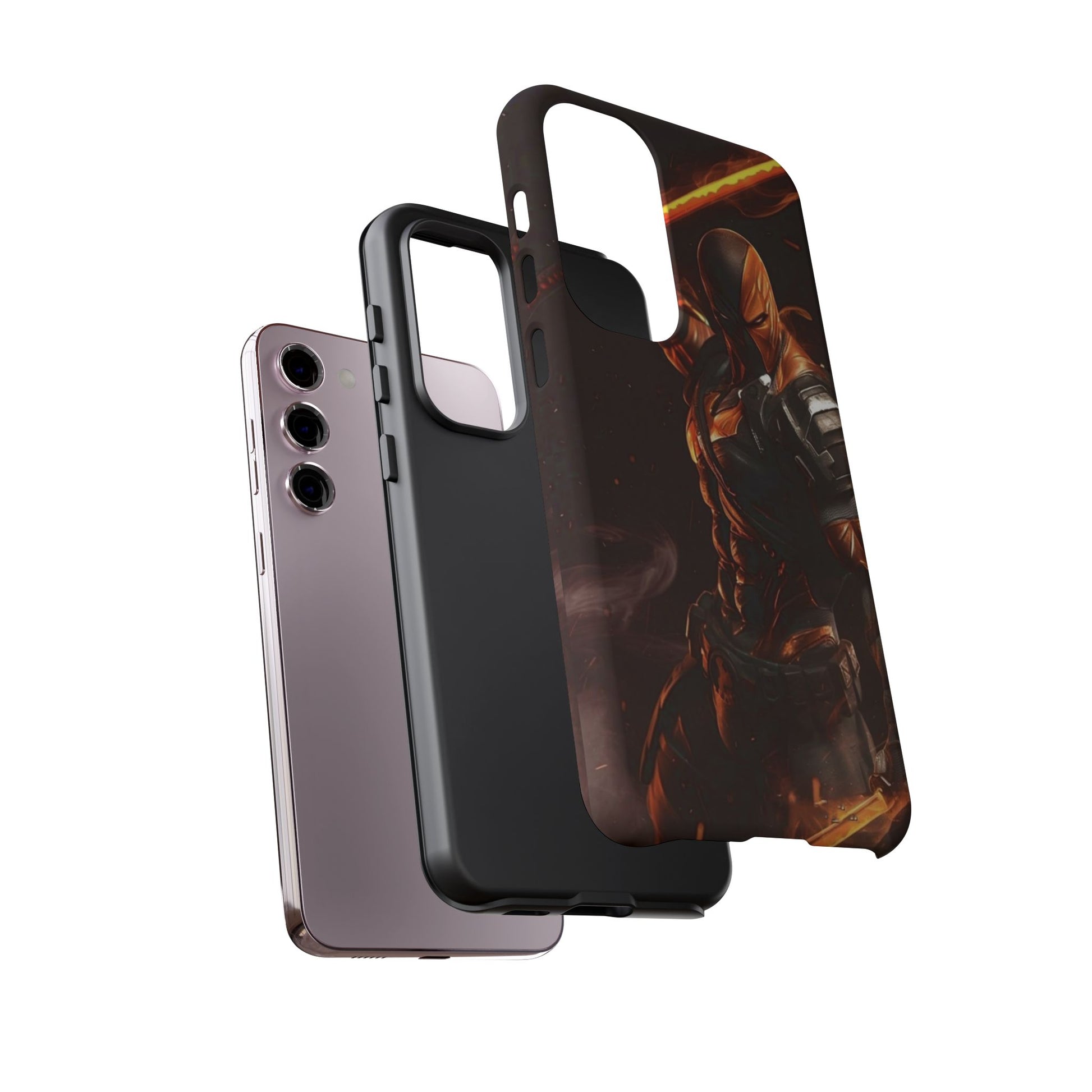 DC Comics Death Stroke Tough Cases for iPhones, Samsung, and Pixel