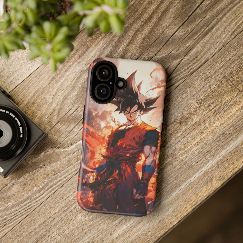 Anime Manga Dragon Ball Z Goku Tough Cases for iPhones, Samsung, and Pixel