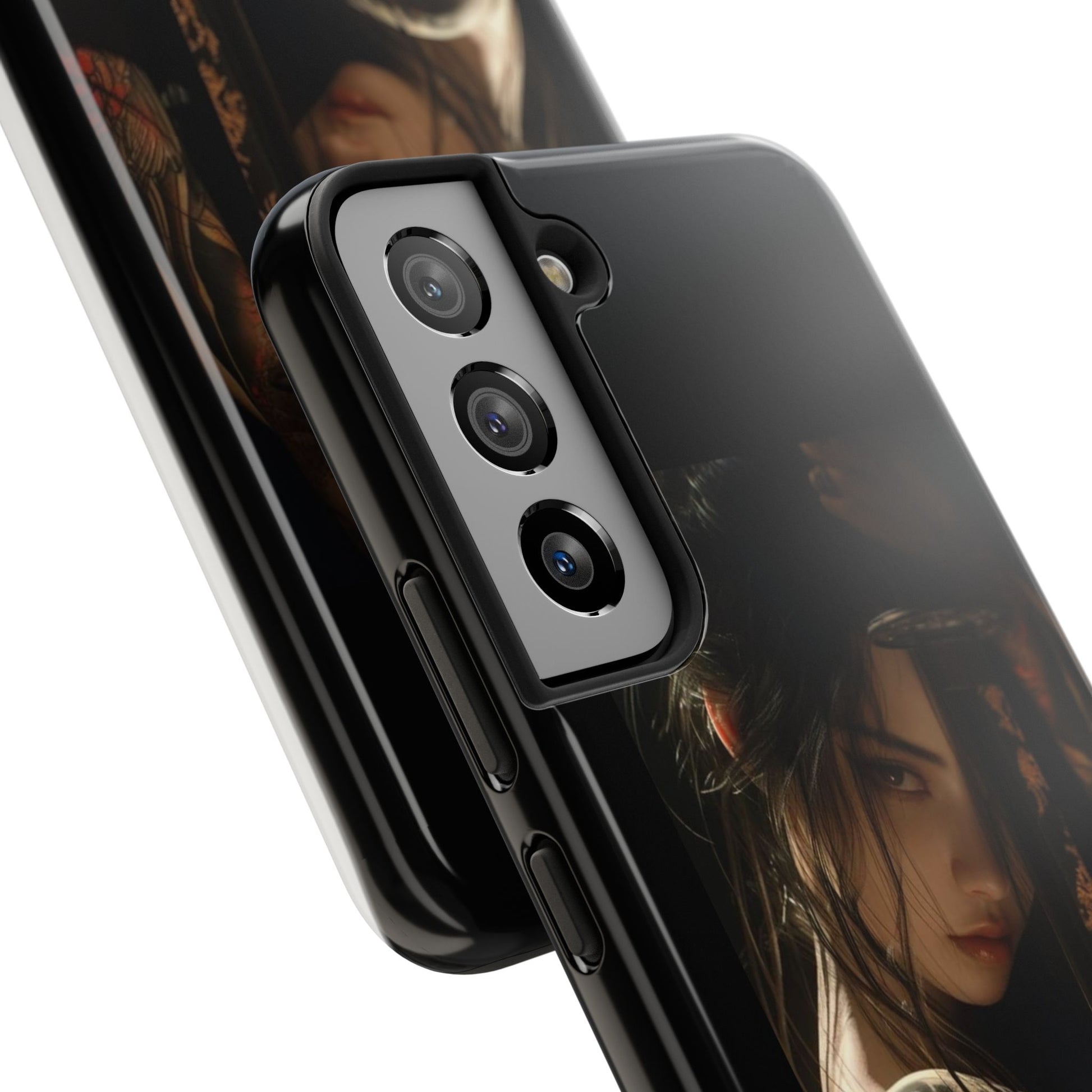 Samurai Female Warrior Design Phone Cases for iPhone & Samsung Galaxy Phones