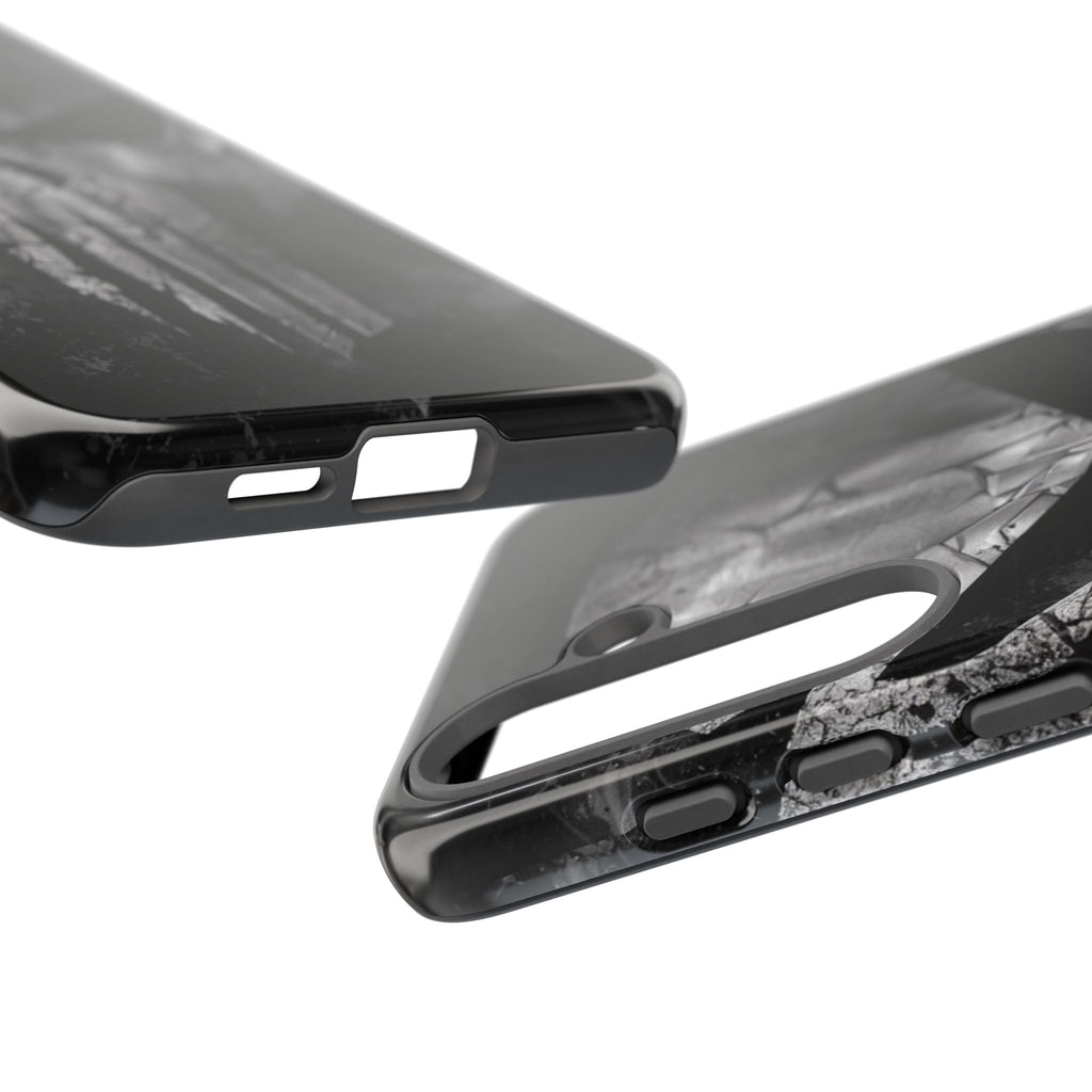 The Punisher Logo Art Tough Cases for iPhones, Samsung, and Pixel