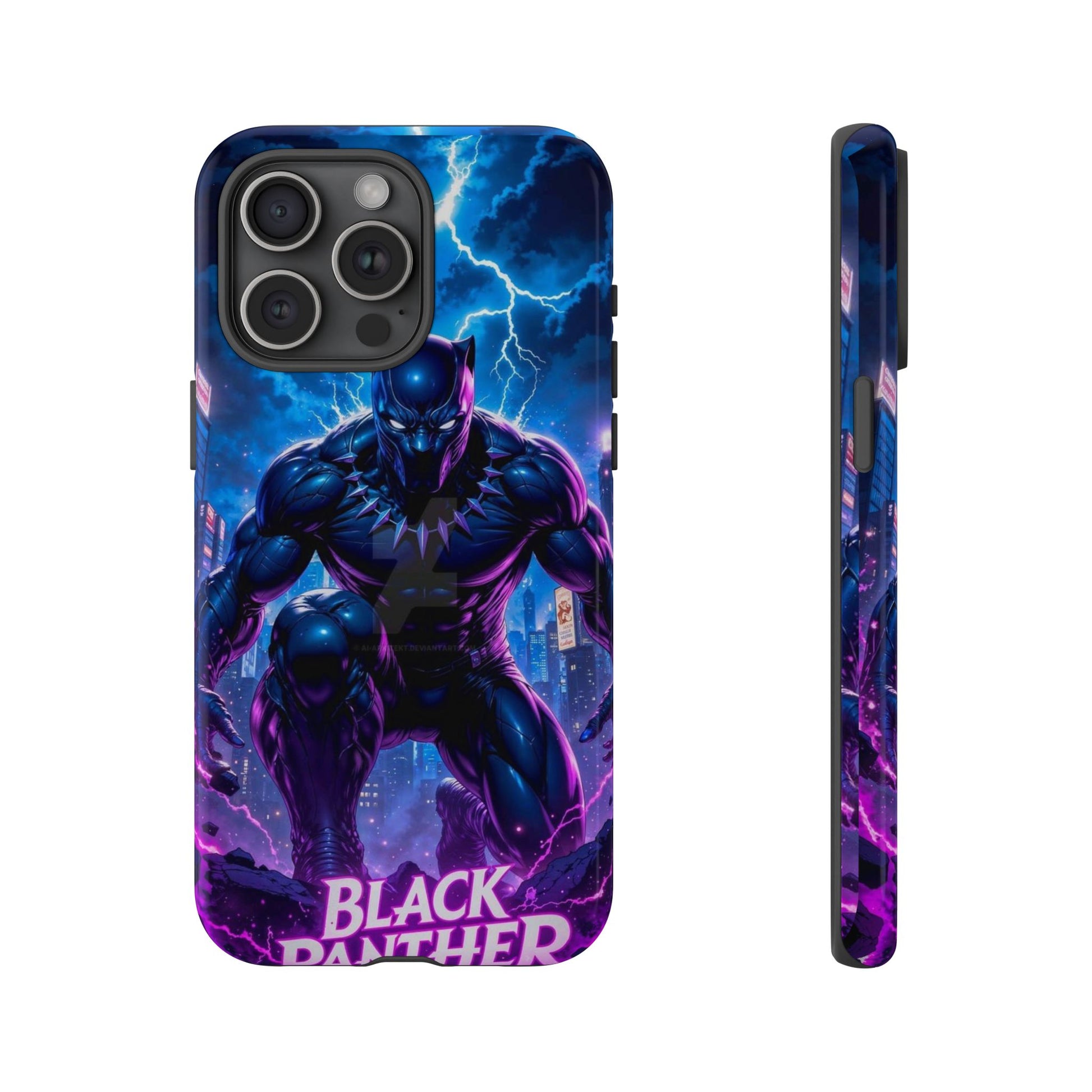 Black Panther Phone Case, Tough Cases for iPhones, Samsung, and Pixel