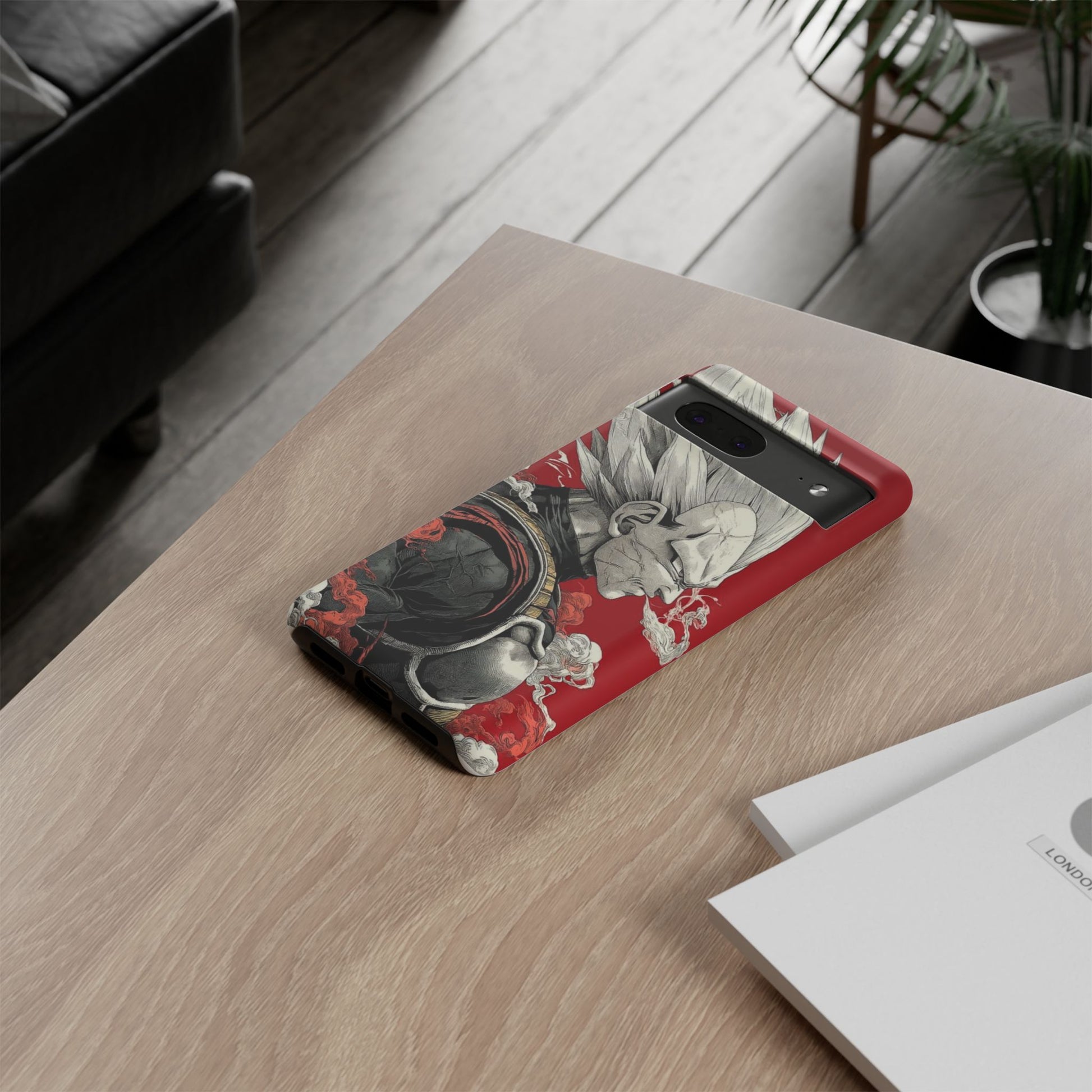 Dragon Ball Z Vegeta Anime Tough Cases for iPhones, Samsung, and Pixel