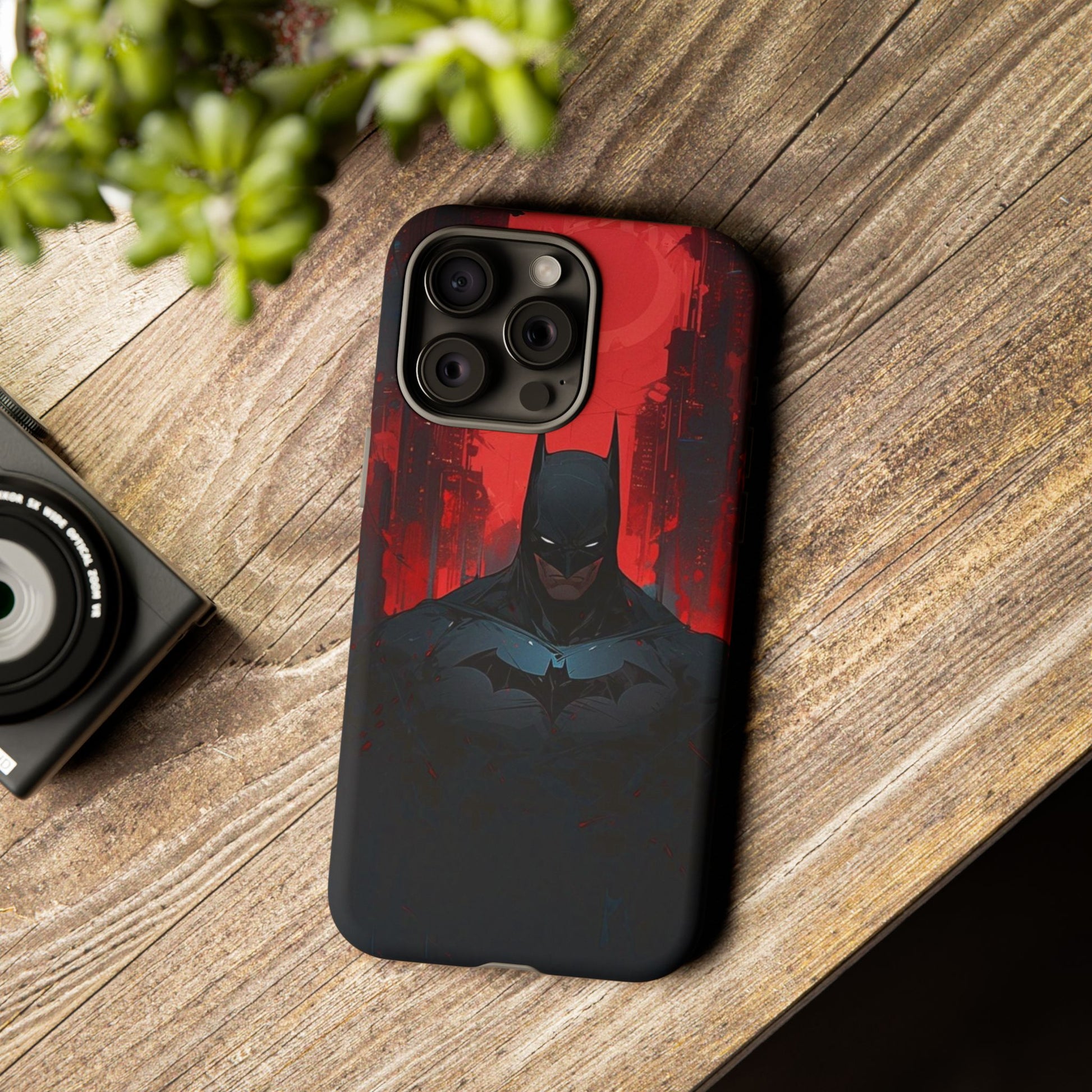 The Dark Knight Batman Tough Cases for iPhones, Samsung, and Pixel