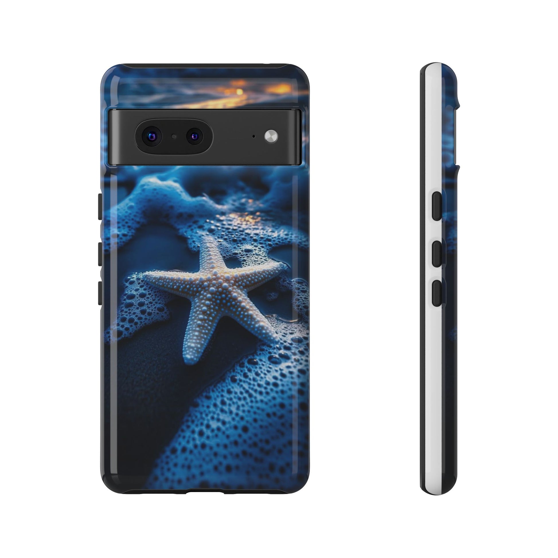 Starfish Beach Tough Cases for iPhones, Samsung, and Pixel