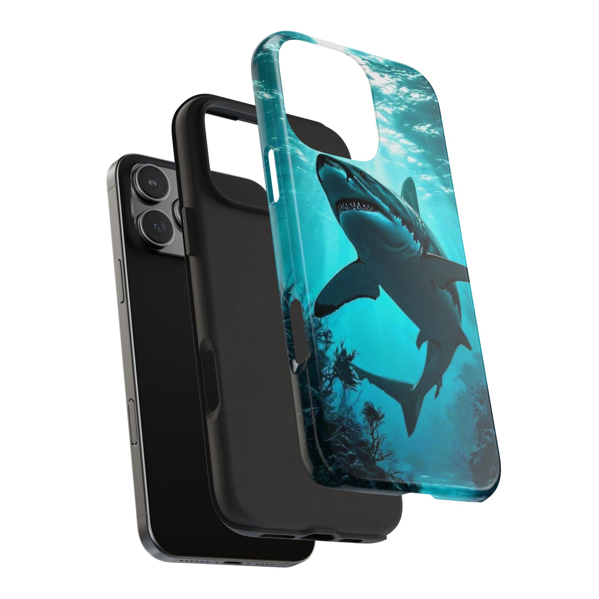 Killer Shark Theme Phone Cases for iPhones & Samsung Phones