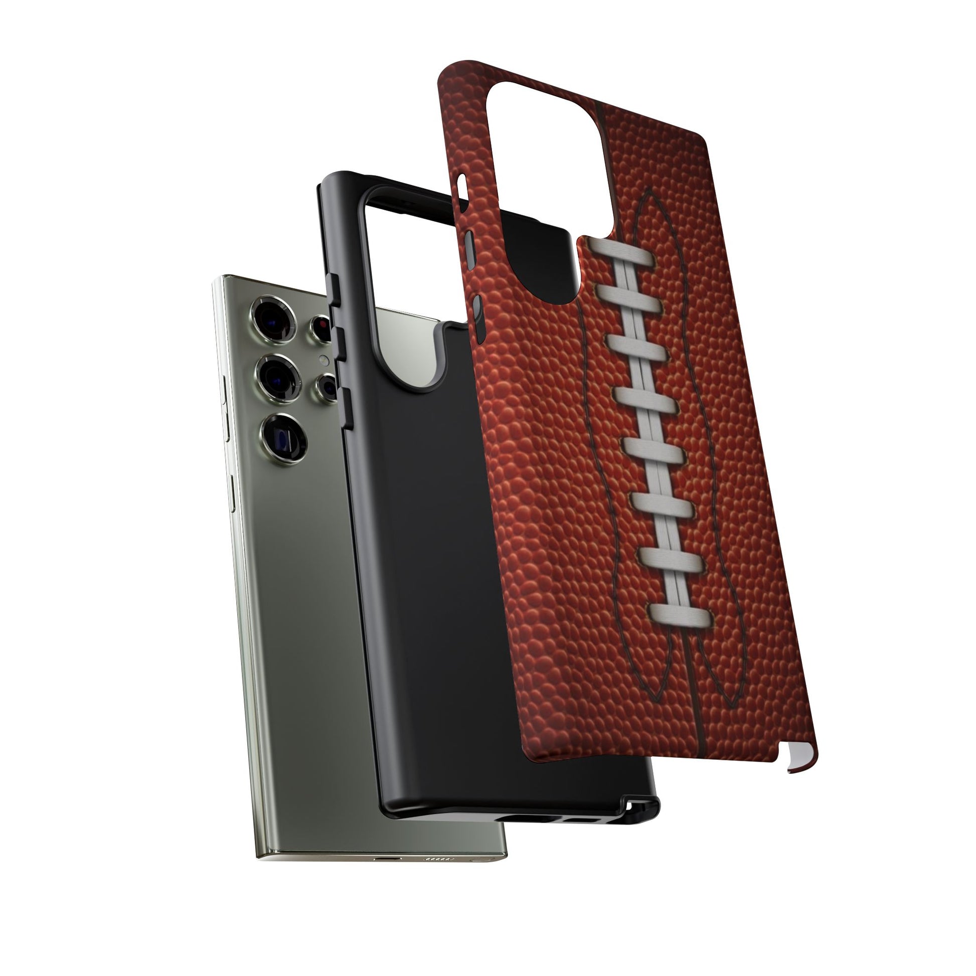 Football Pigskin Print Tough Cases for iPhones, Samsung, and Pixel