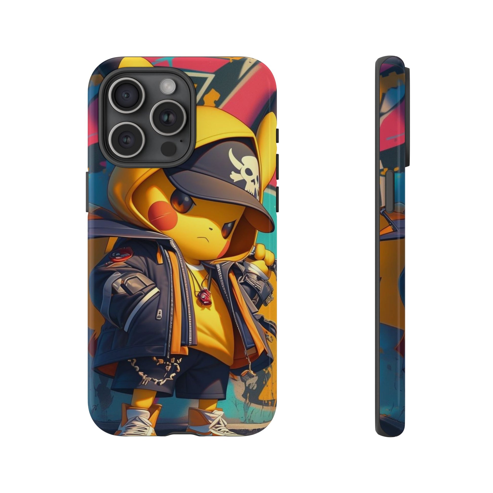 Cute Poke Bear Phone Case, Tough Cases for iPhones, Samsung, and Pixel