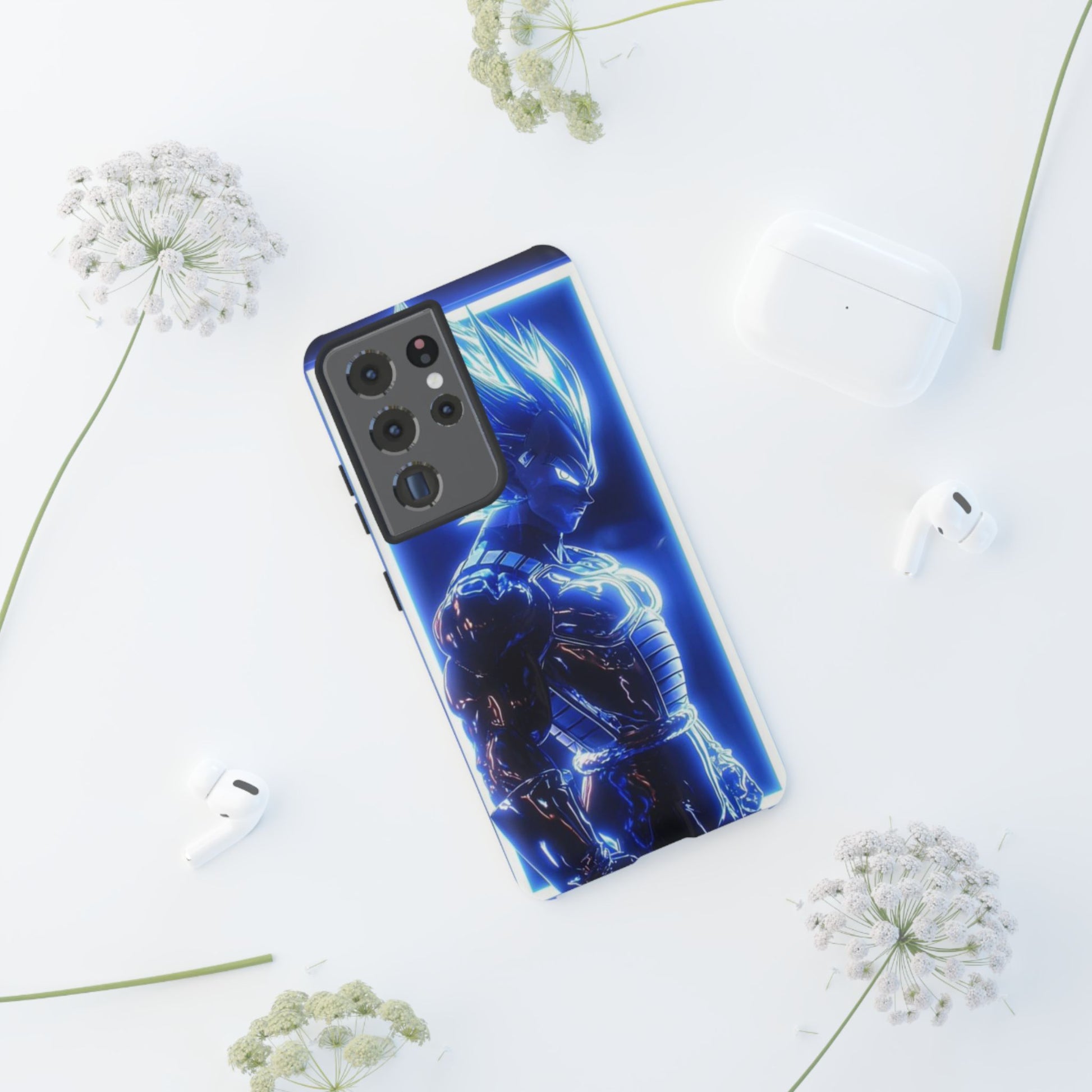 Anime Dragon Ball Z Super Saiyan Tough Cases for iPhones, Samsung, and Pixel