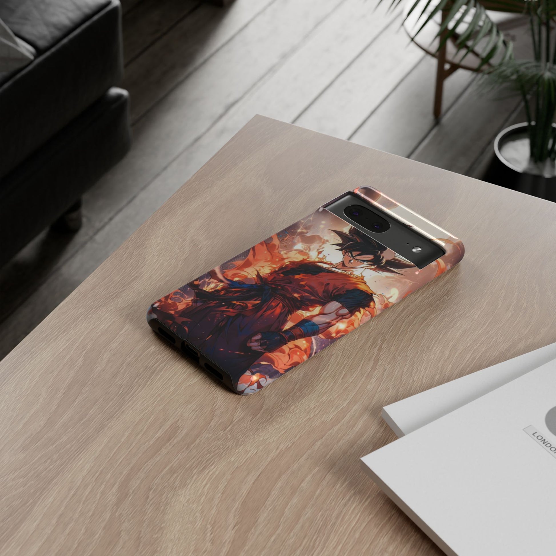 Anime Manga Dragon Ball Z Goku Tough Cases for iPhones, Samsung, and Pixel