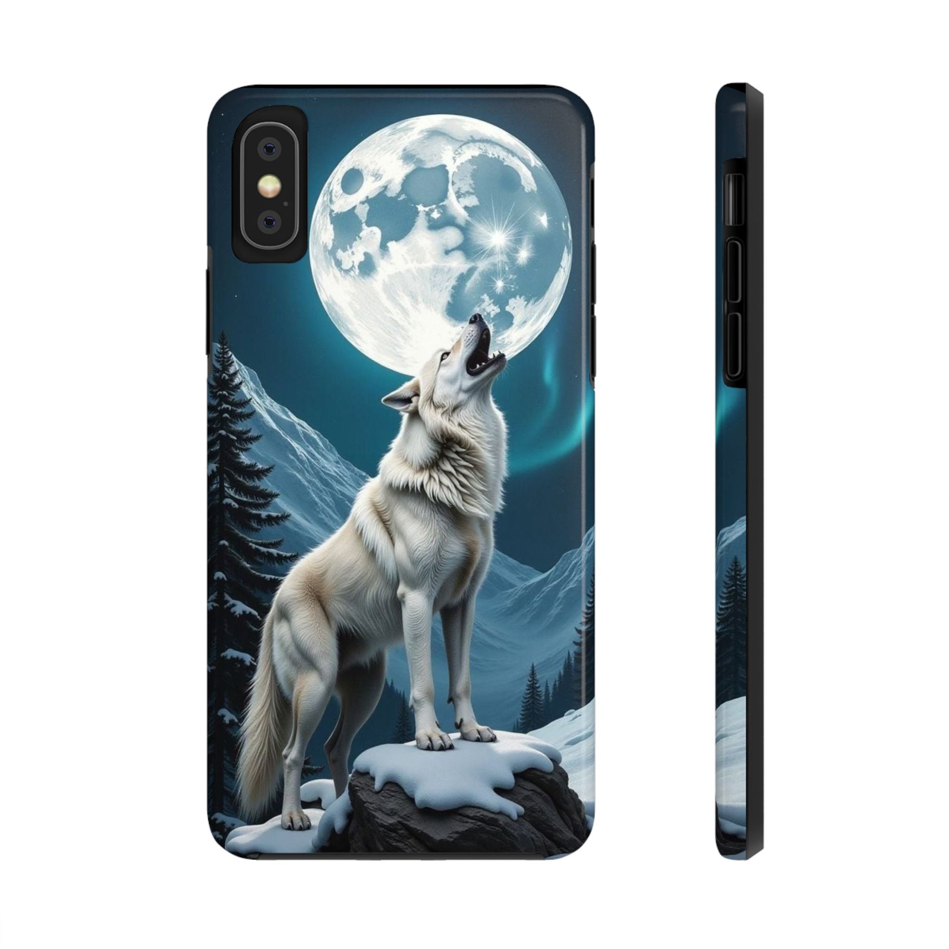 Howling Wolf Theme Phone Cases for iPhones & Samsung Phones