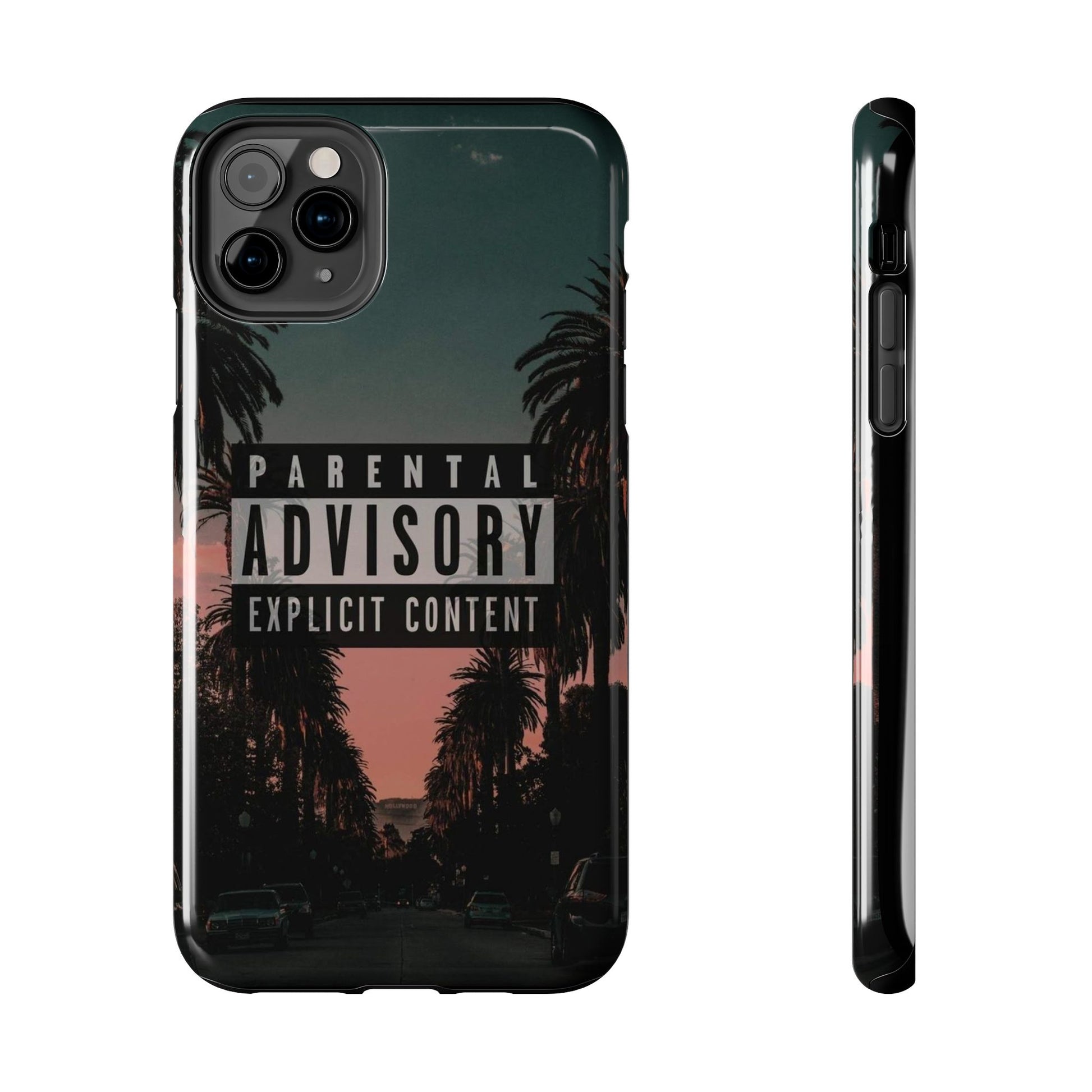Parental Advisory Tough Phone Cases for Iphones & Samsung Durable