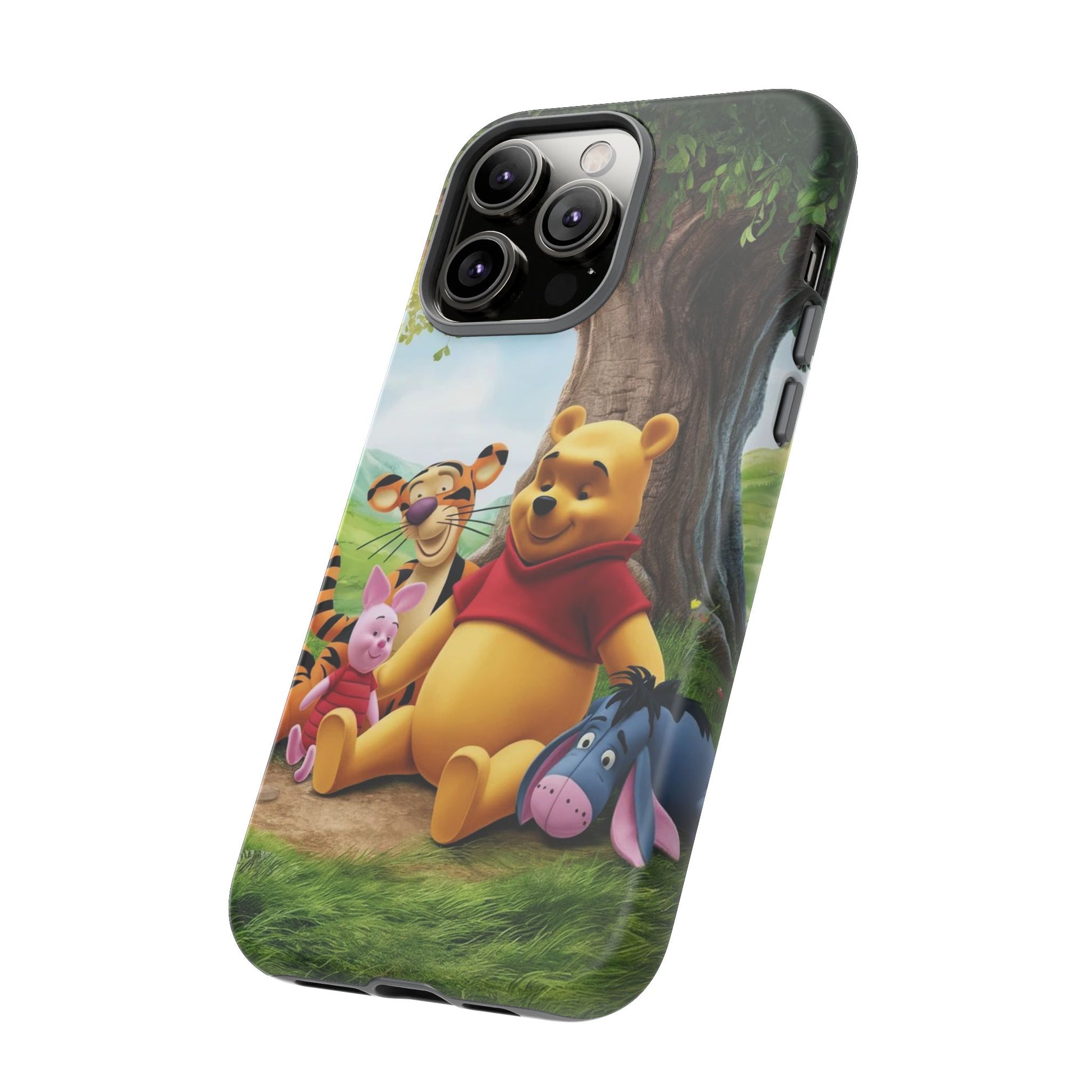 Cute Pooh Bear Phone Case, Tough Cases, Disney Phone for iPhones, Samsung, and Pixel