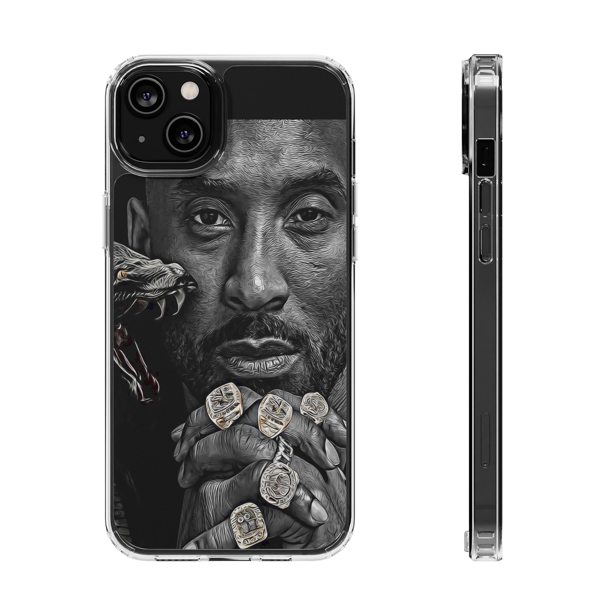 Kobe Championship Rings Mamba Themed Protective Iphone and Samsung case